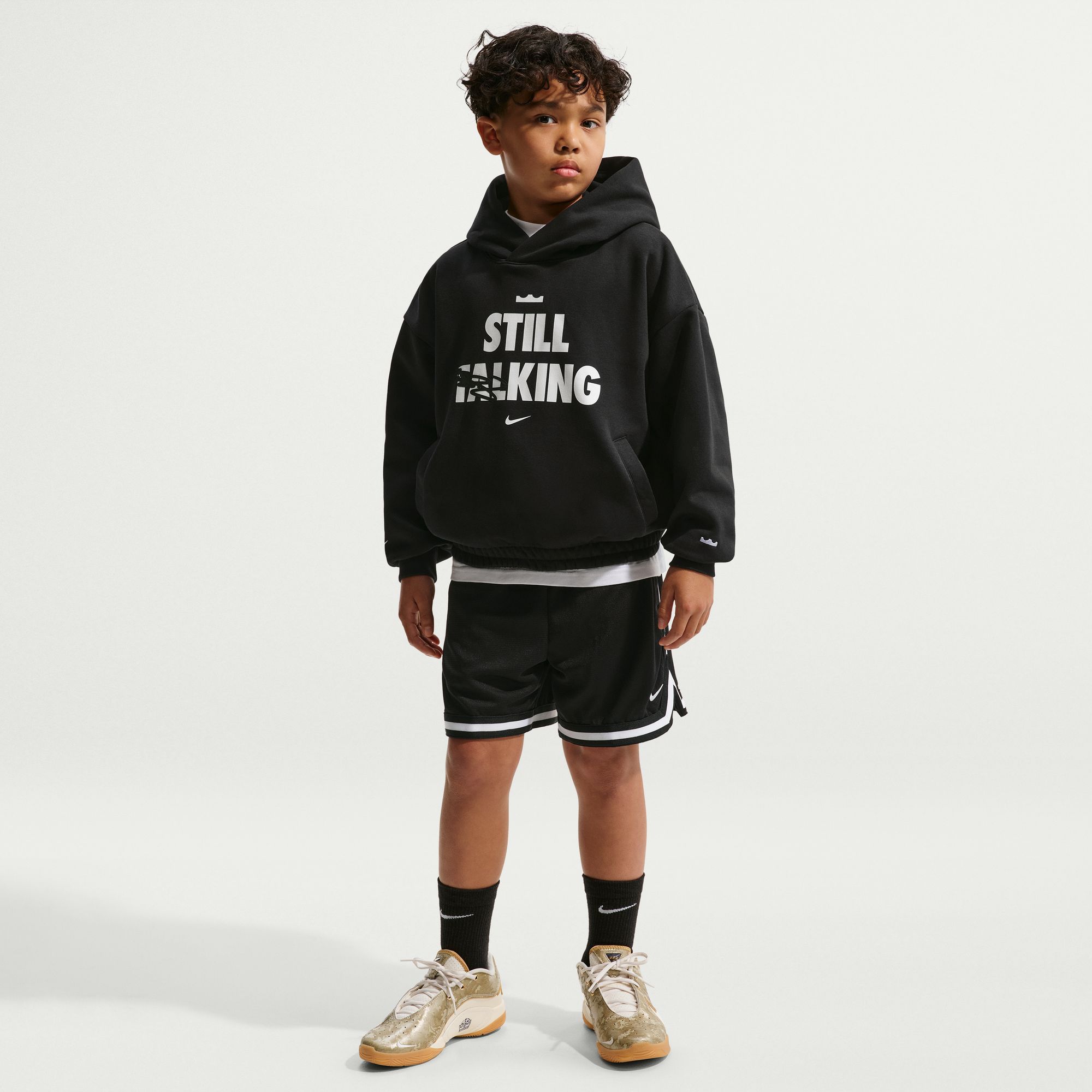 Nike Kids' LeBron James "Shut Up And Dribble" Pullover Hoodie product image