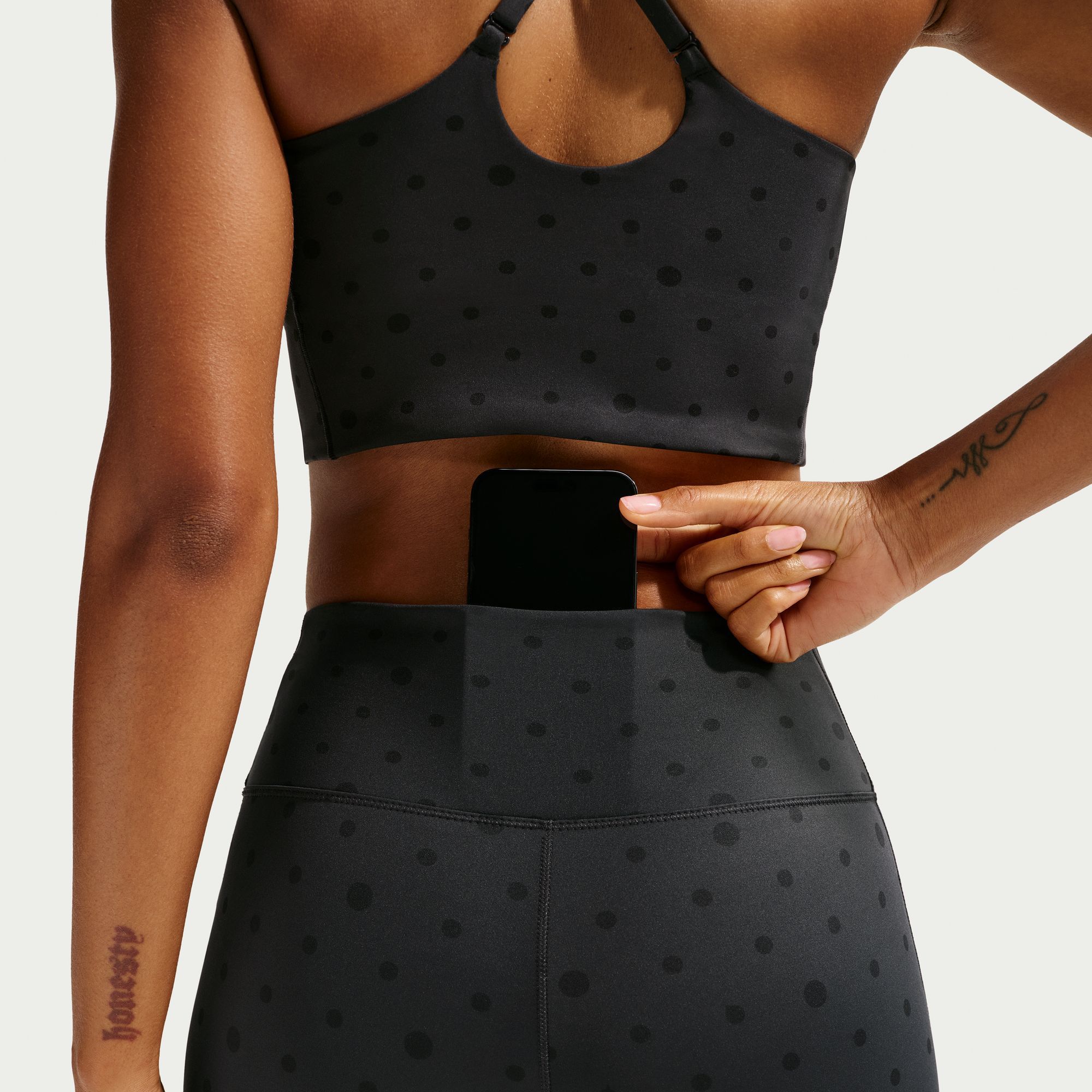 Nike Women's One High-Waisted Polka Dot 7/8 Printed Leggings product image