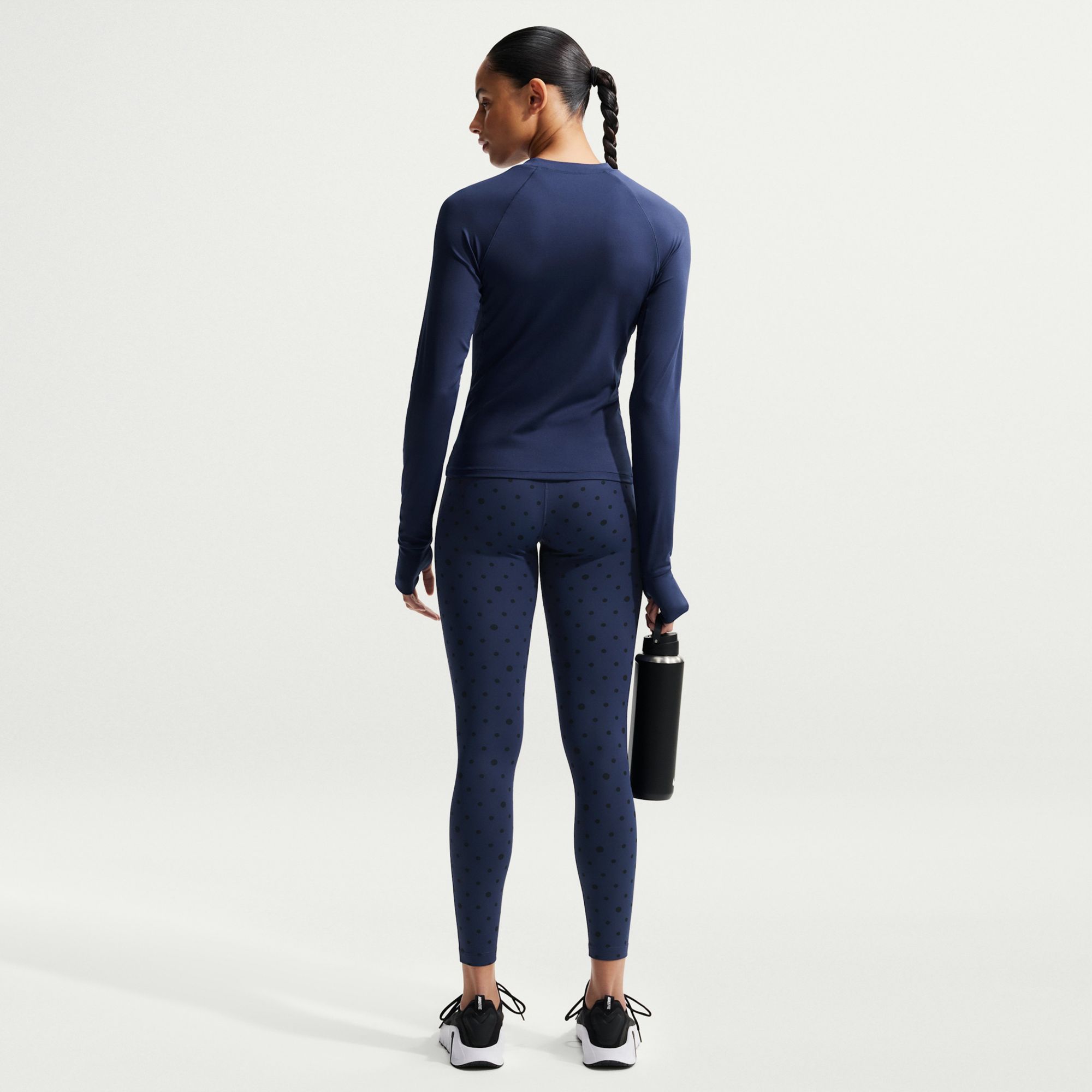 Nike Women's One High-Waisted Polka Dot 7/8 Printed Leggings product image