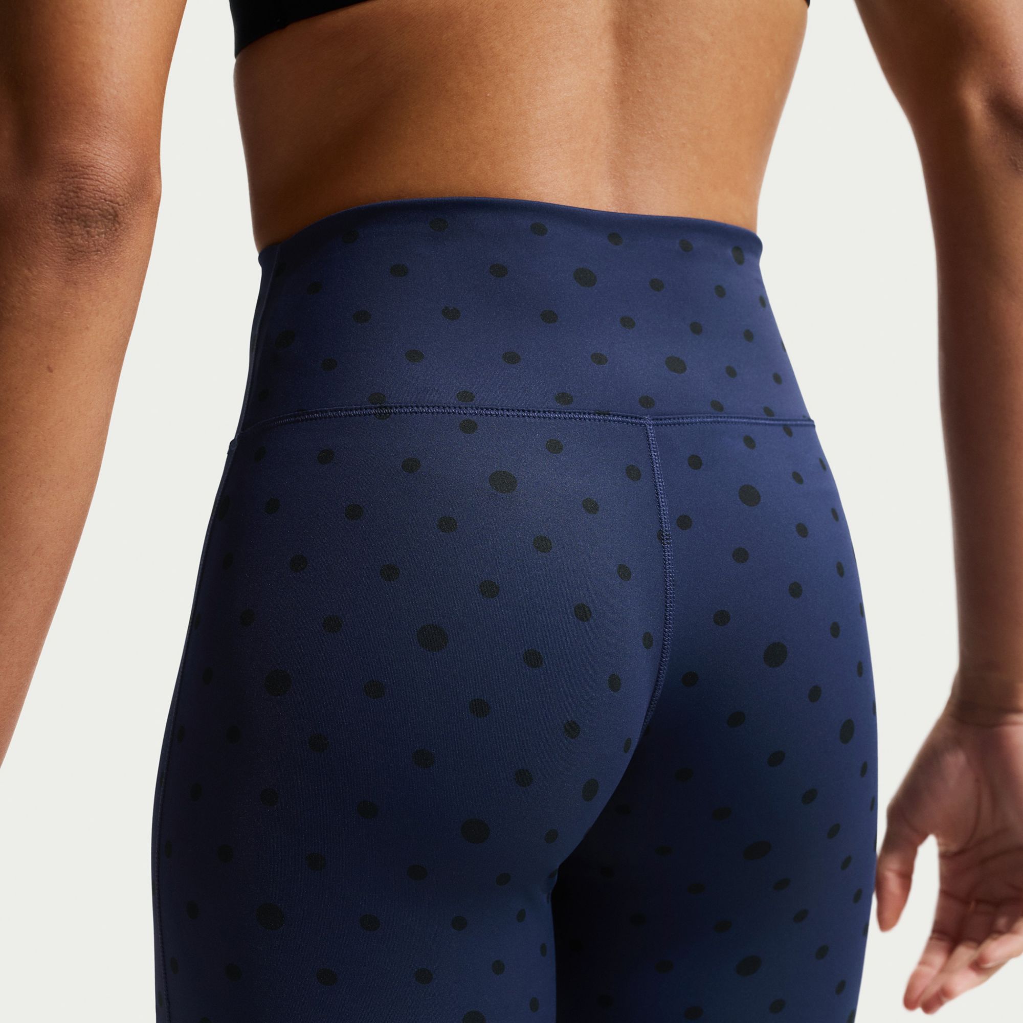 Nike Women's One High-Waisted Polka Dot 7/8 Printed Leggings product image