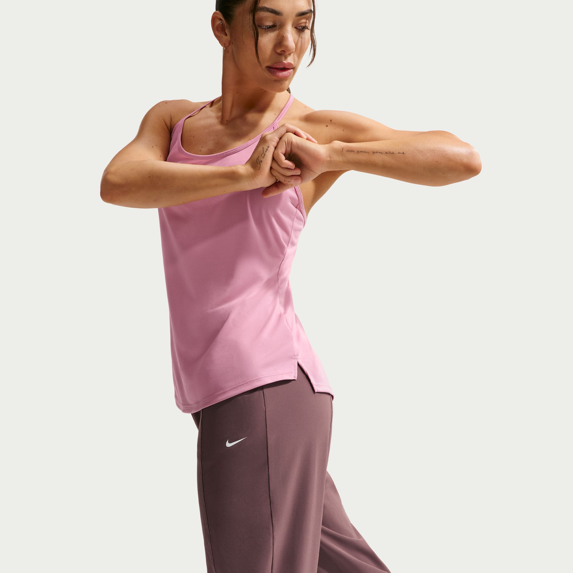 Nike Women's One Dri-FIT Mid-Rise Woven Pants product image