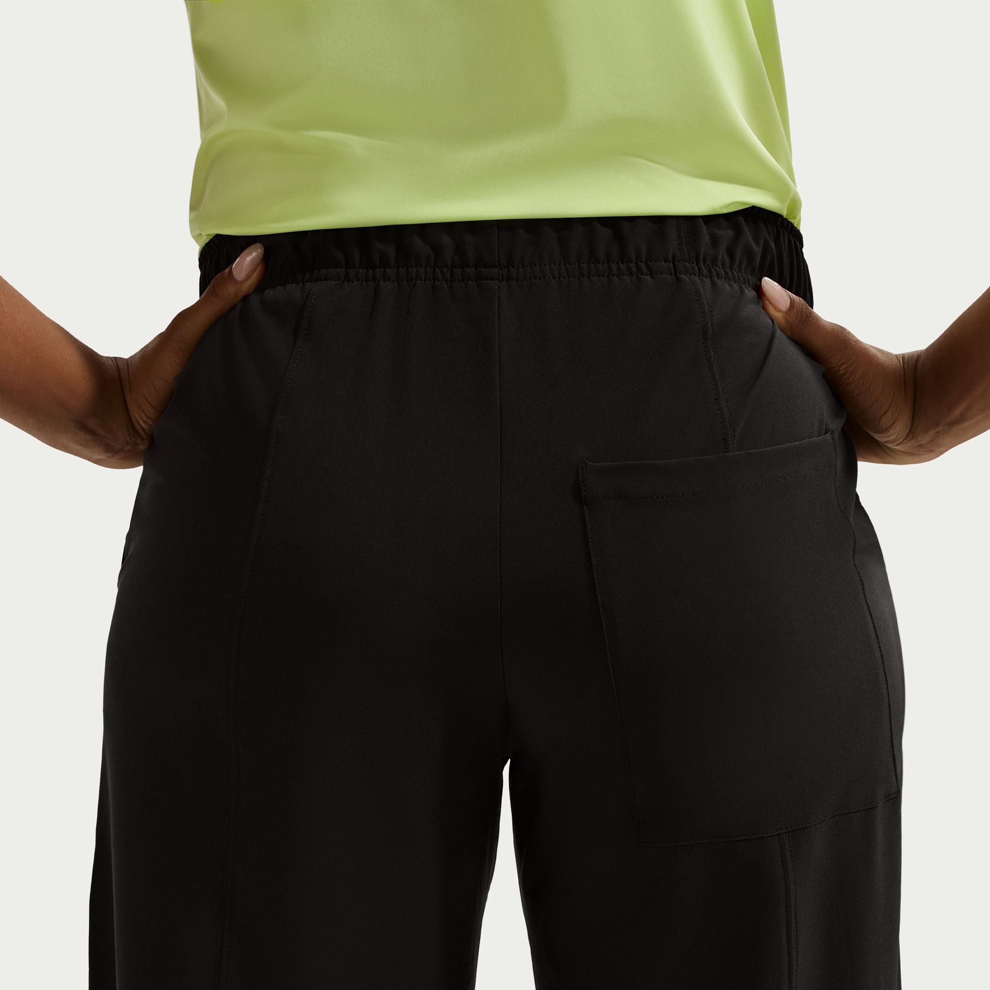 Nike Women's One Dri-FIT High-Waisted Full-Length Woven Pants product image