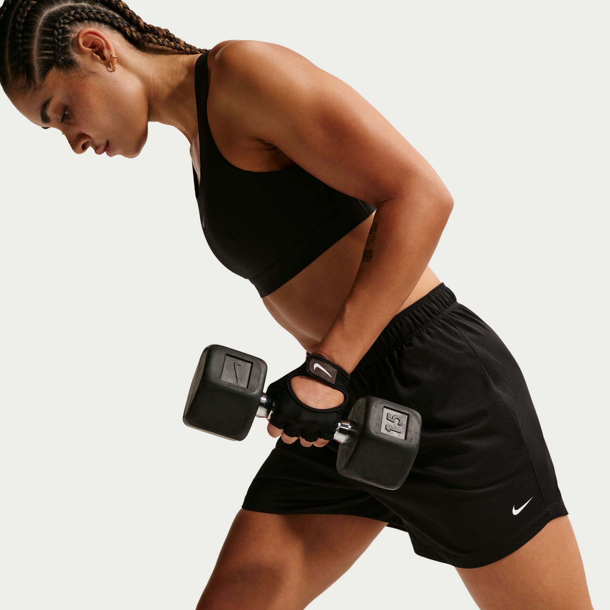 Nike Women's One Dri-FIT Mid-Rise 4" Shorts product image