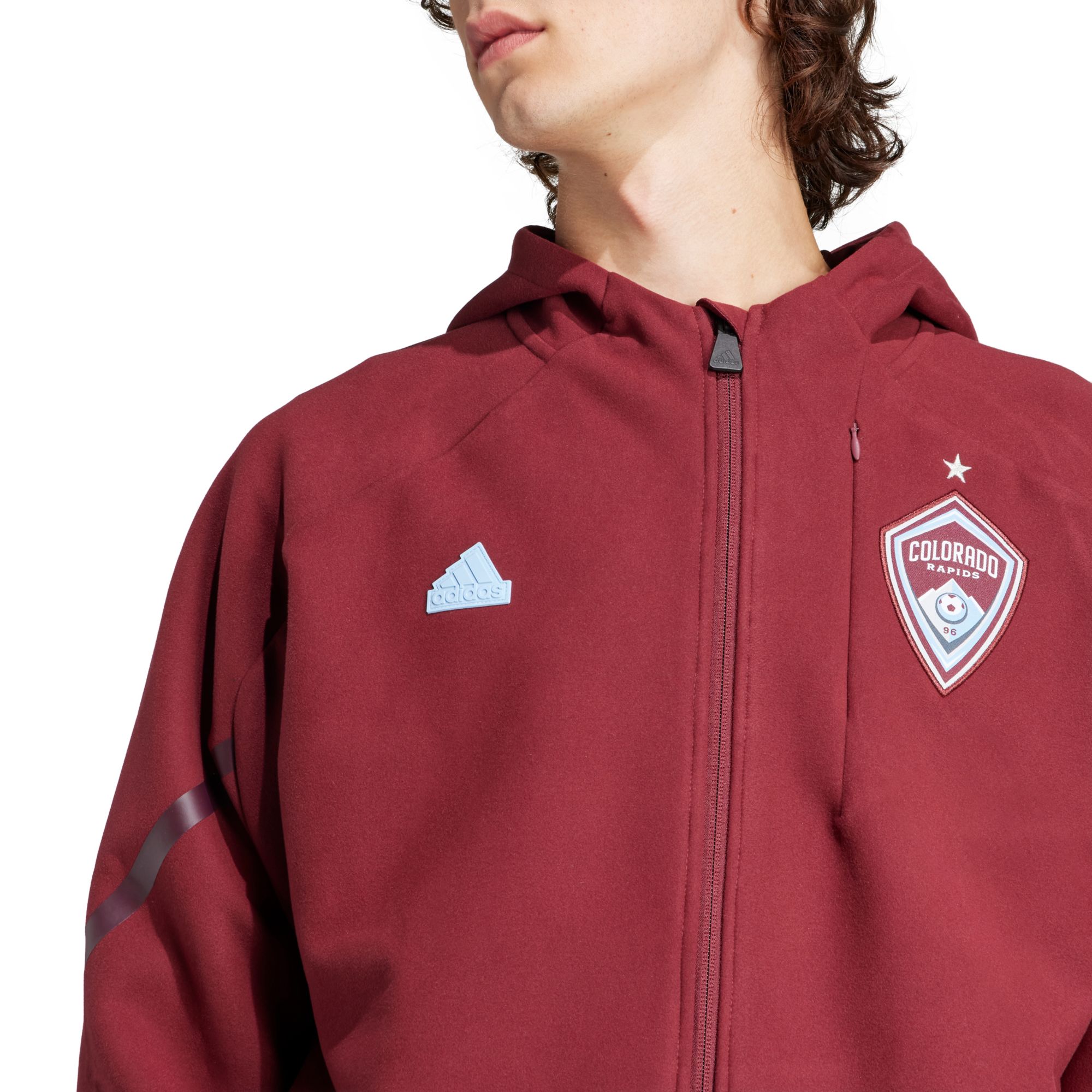 adidas Adult Colorado Rapids 2024 Red Prematch Anthem Jacket product image