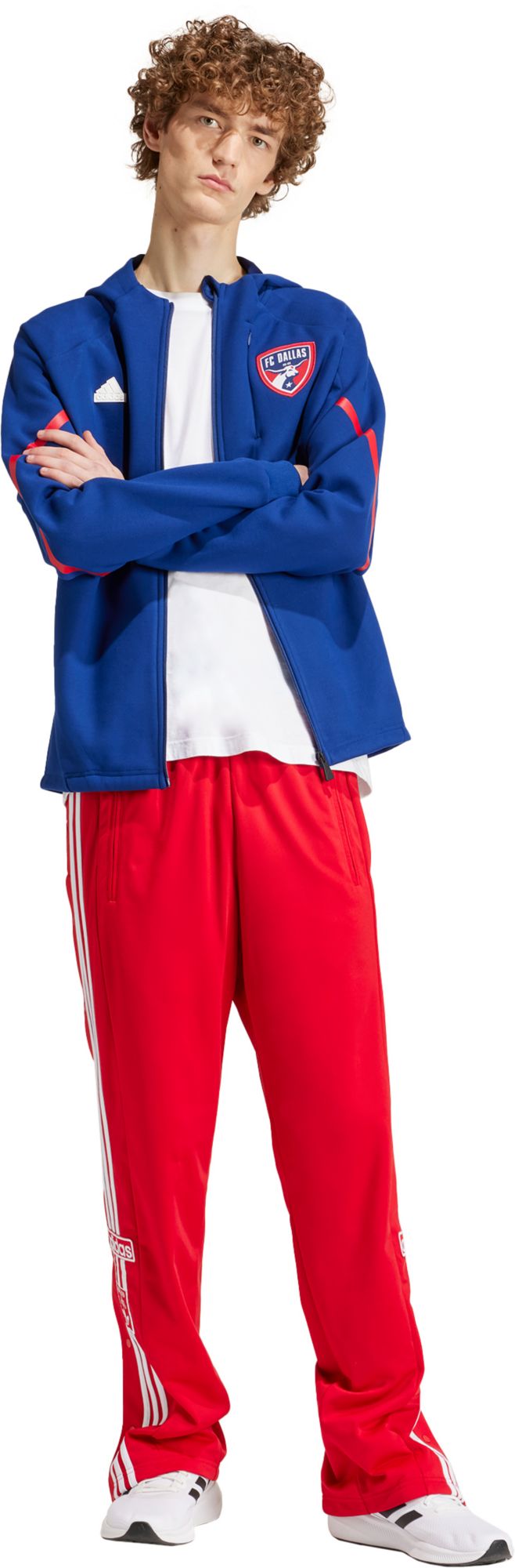 adidas Adult FC Dallas 2024 Navy Prematch Anthem Jacket product image