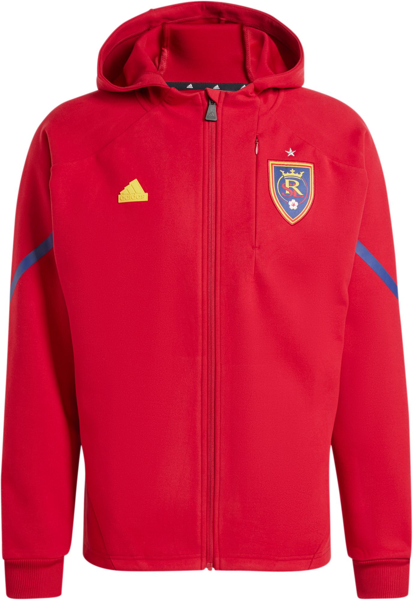 adidas Adult Real Salt Lake 2024 Red Prematch Anthem Jacket product image