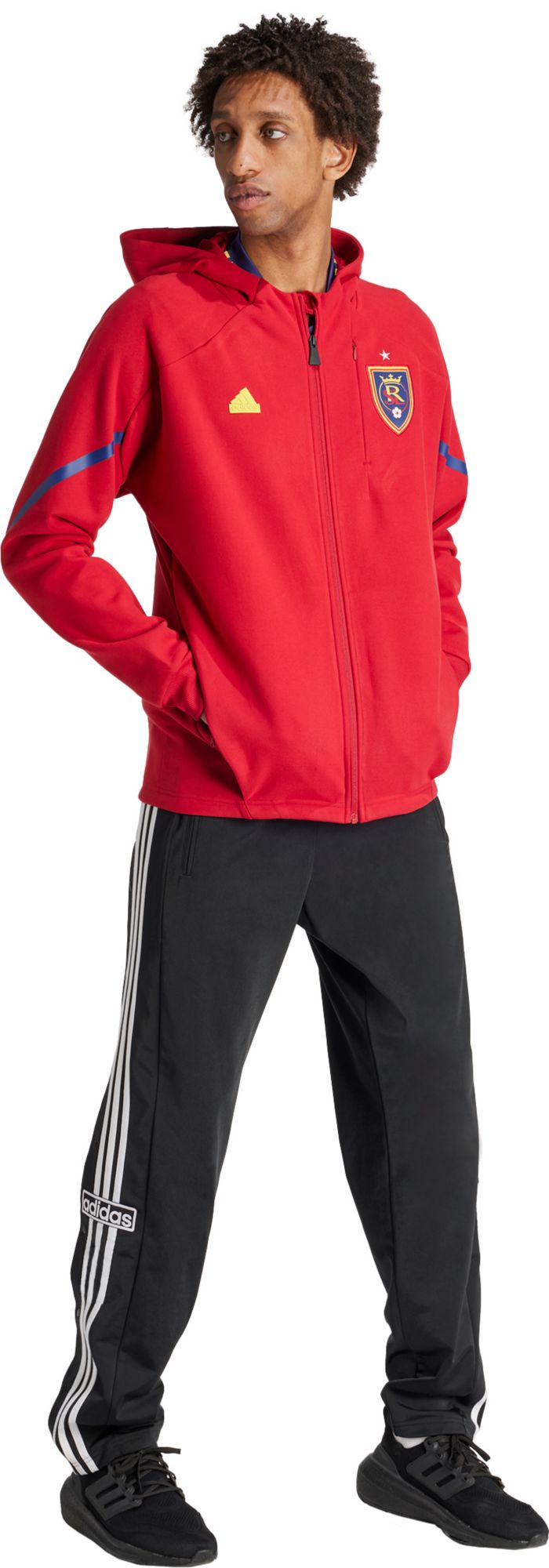 adidas Adult Real Salt Lake 2024 Red Prematch Anthem Jacket product image