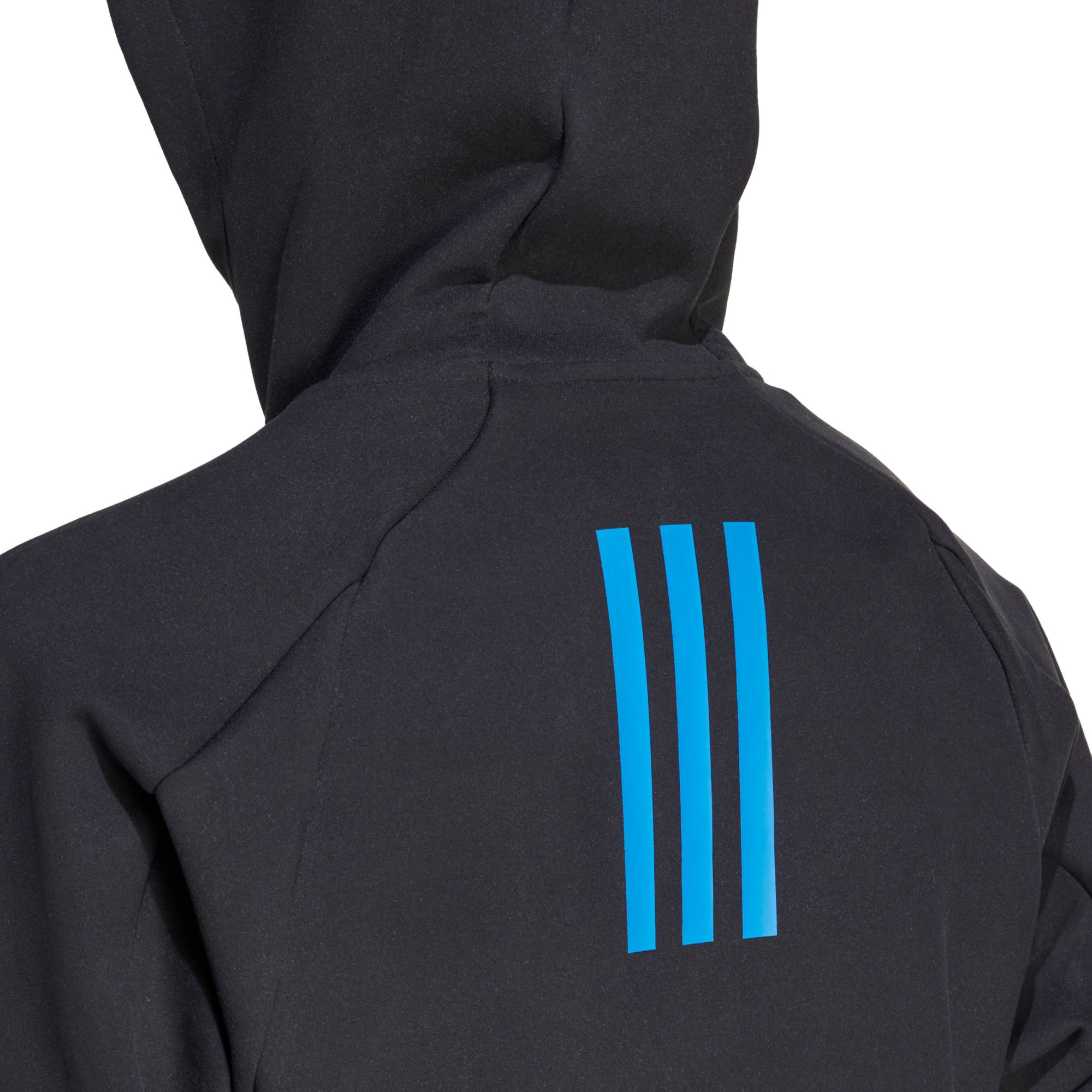 adidas Adult San Jose Earthquakes 2024 Black Prematch Anthem Jacket