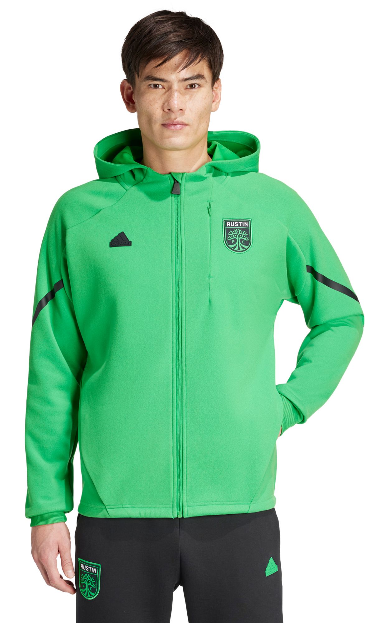 adidas Adult Austin FC 2024 Green Prematch Anthem Jacket product image