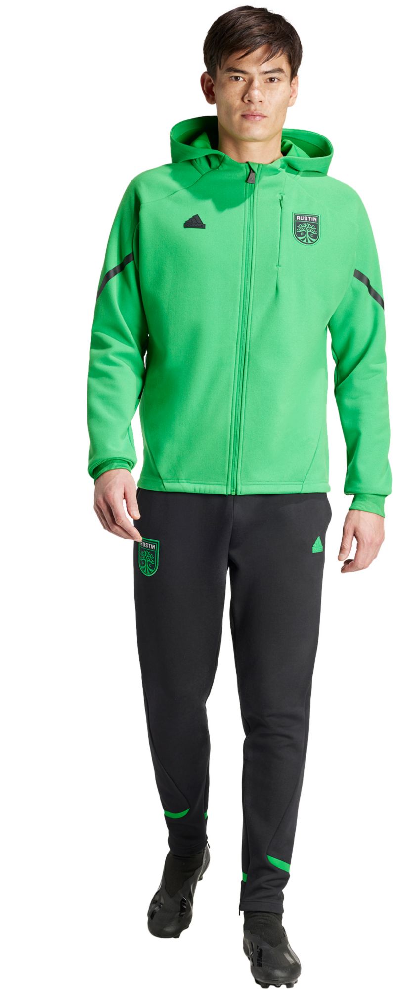adidas Adult Austin FC 2024 Green Prematch Anthem Jacket product image