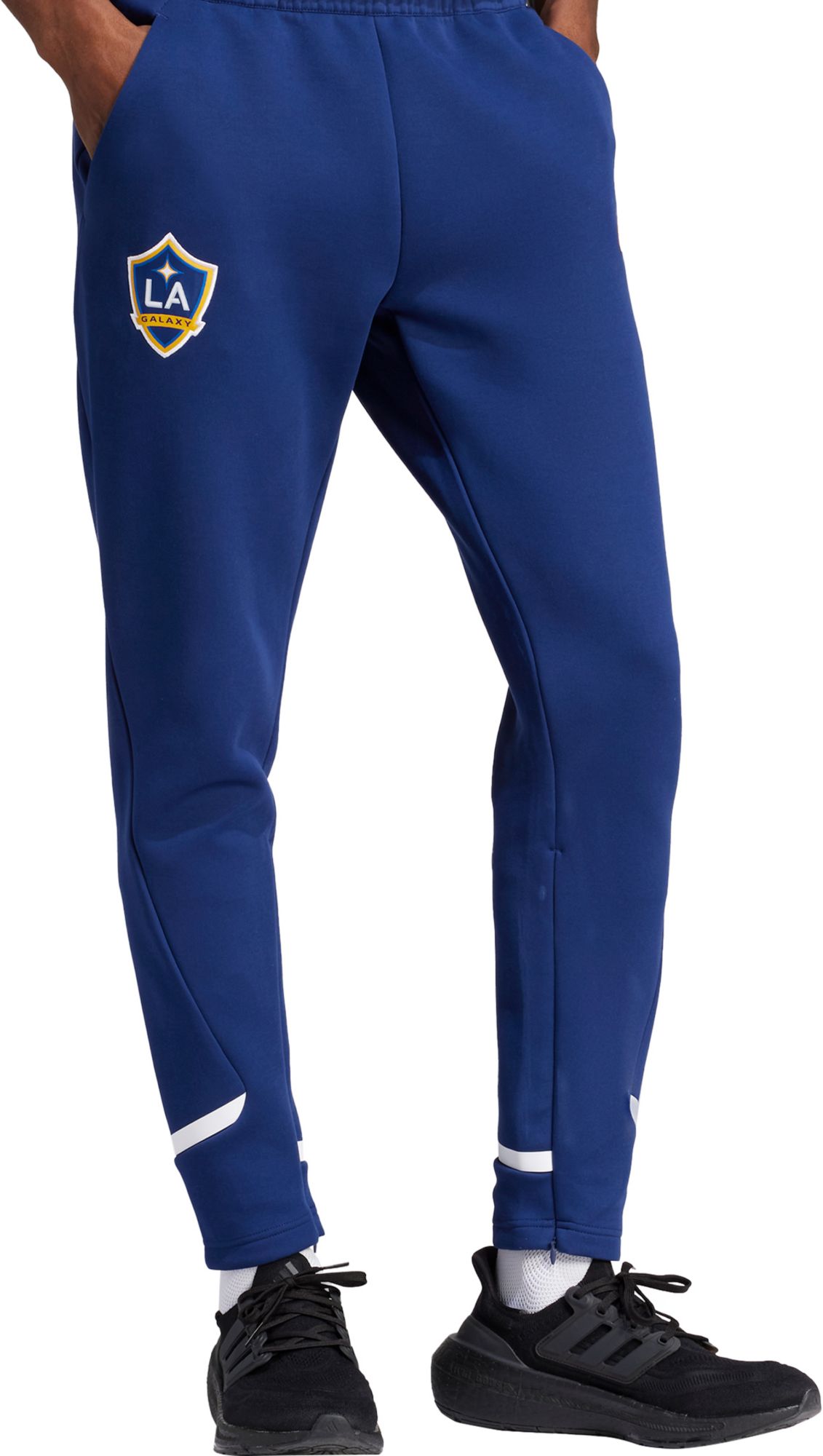 adidas Adult LA Galaxy 2024 Travel Navy Pants product image