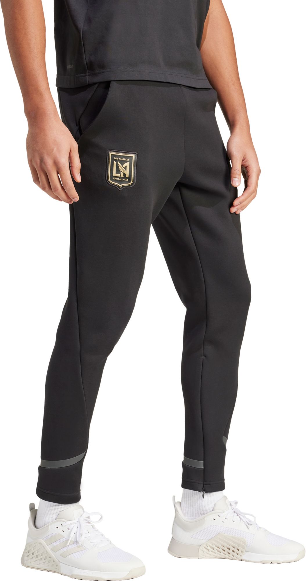 adidas Adult Los Angeles FC 2024 Travel Black Pants product image