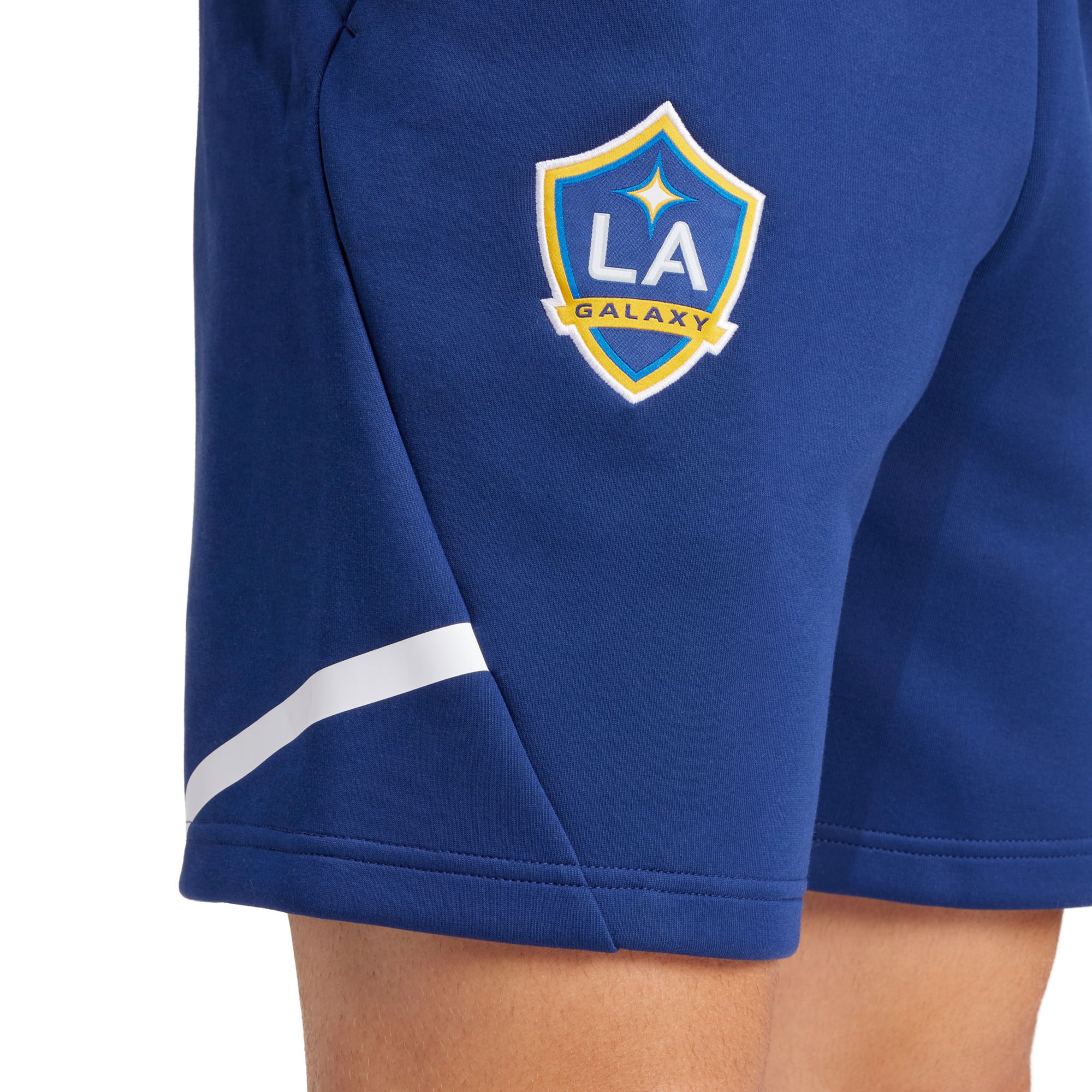 adidas Adult LA Galaxy 2024 Travel Navy Shorts product image