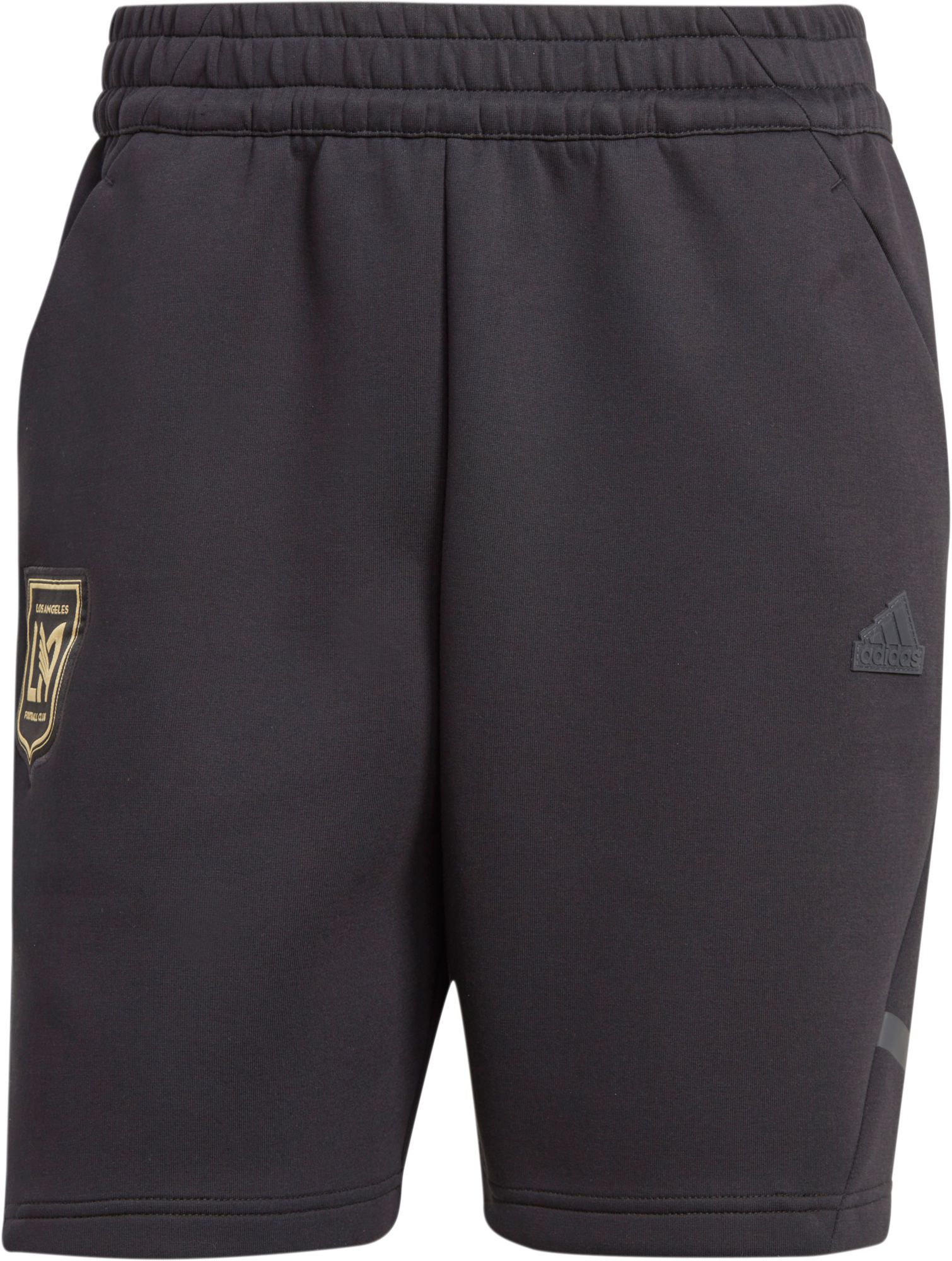 adidas Adult Los Angeles FC 2024 Travel Black Shorts