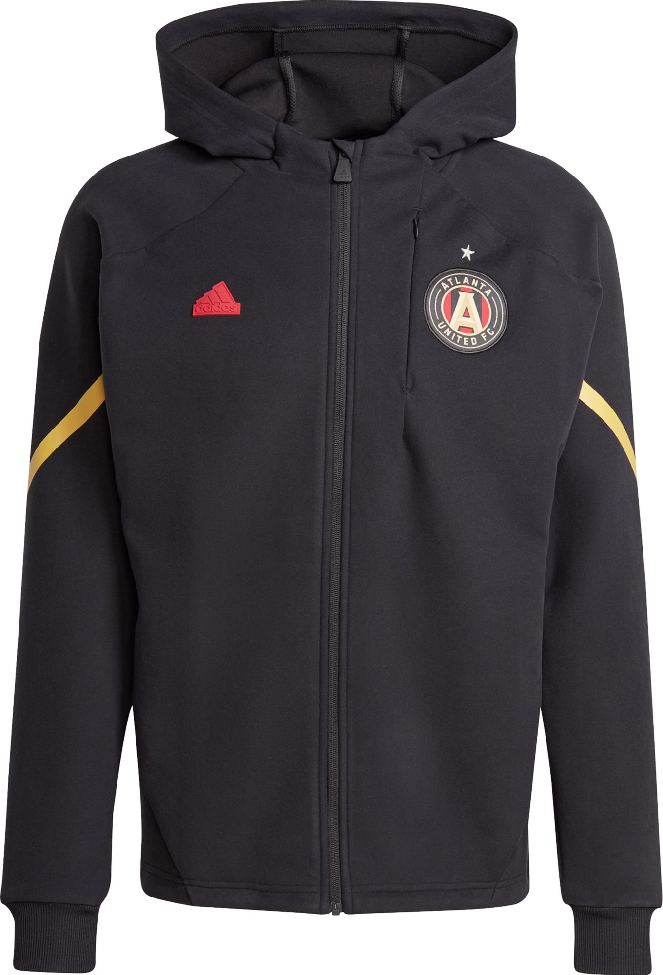 adidas Adult Atlanta United 2024 Black Prematch Anthem Jacket product image