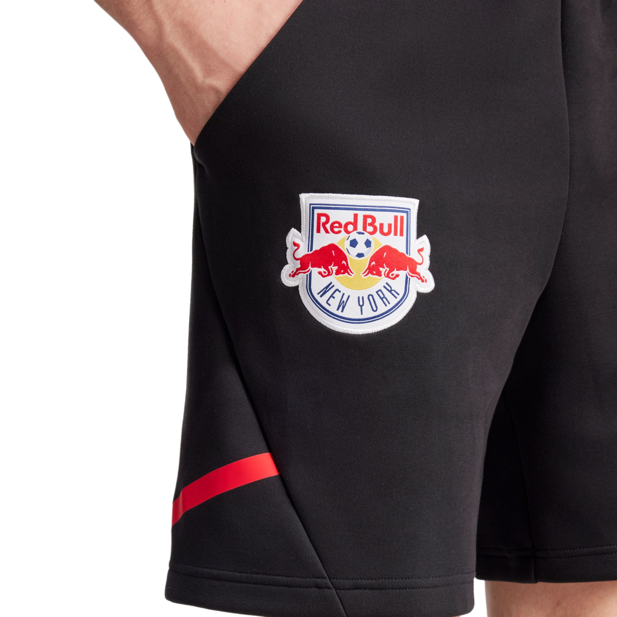 adidas Adult New York Red Bulls 2024 Travel Black Shorts product image