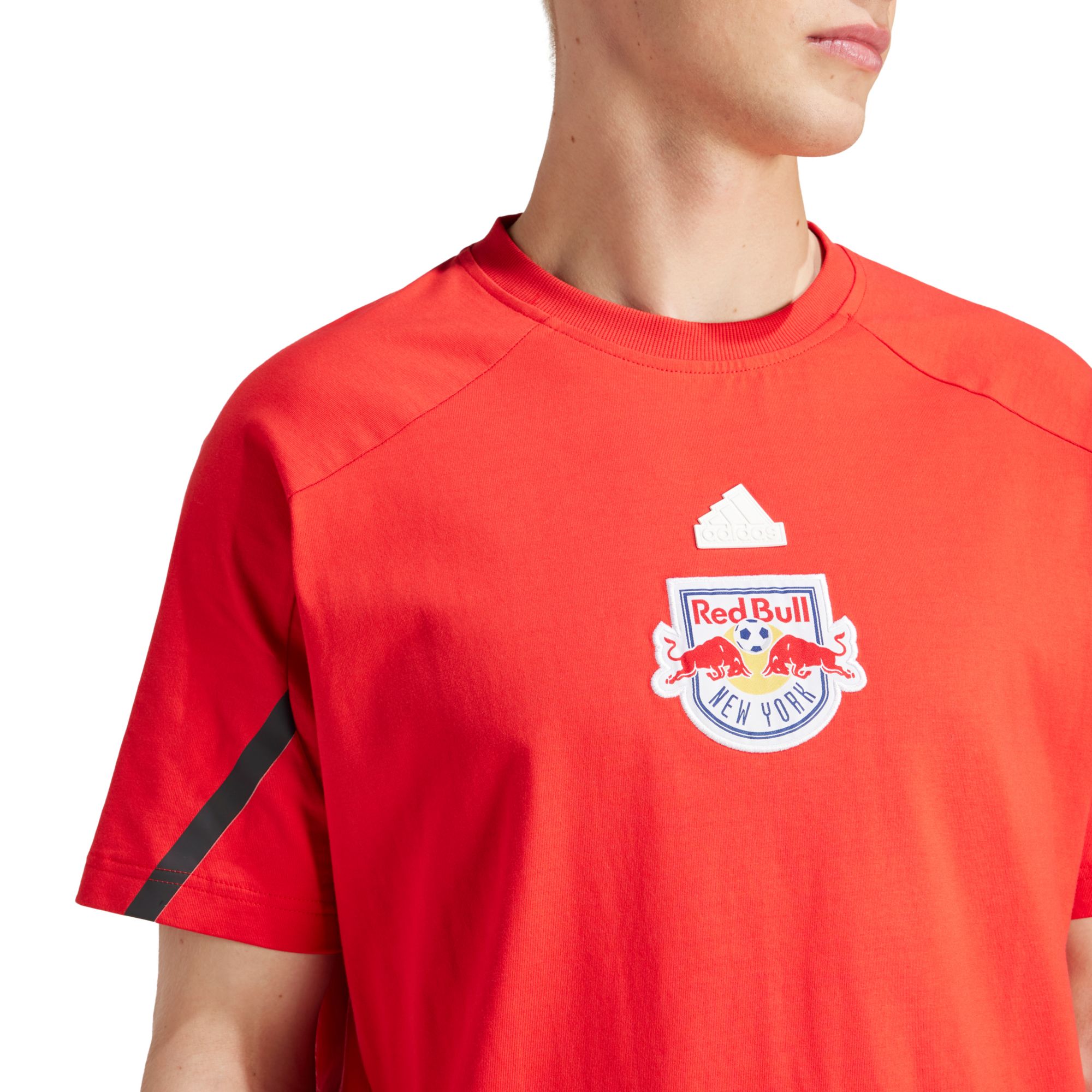 adidas Adult New York Red Bulls 2024 Travel Bright Red T-Shirt product image