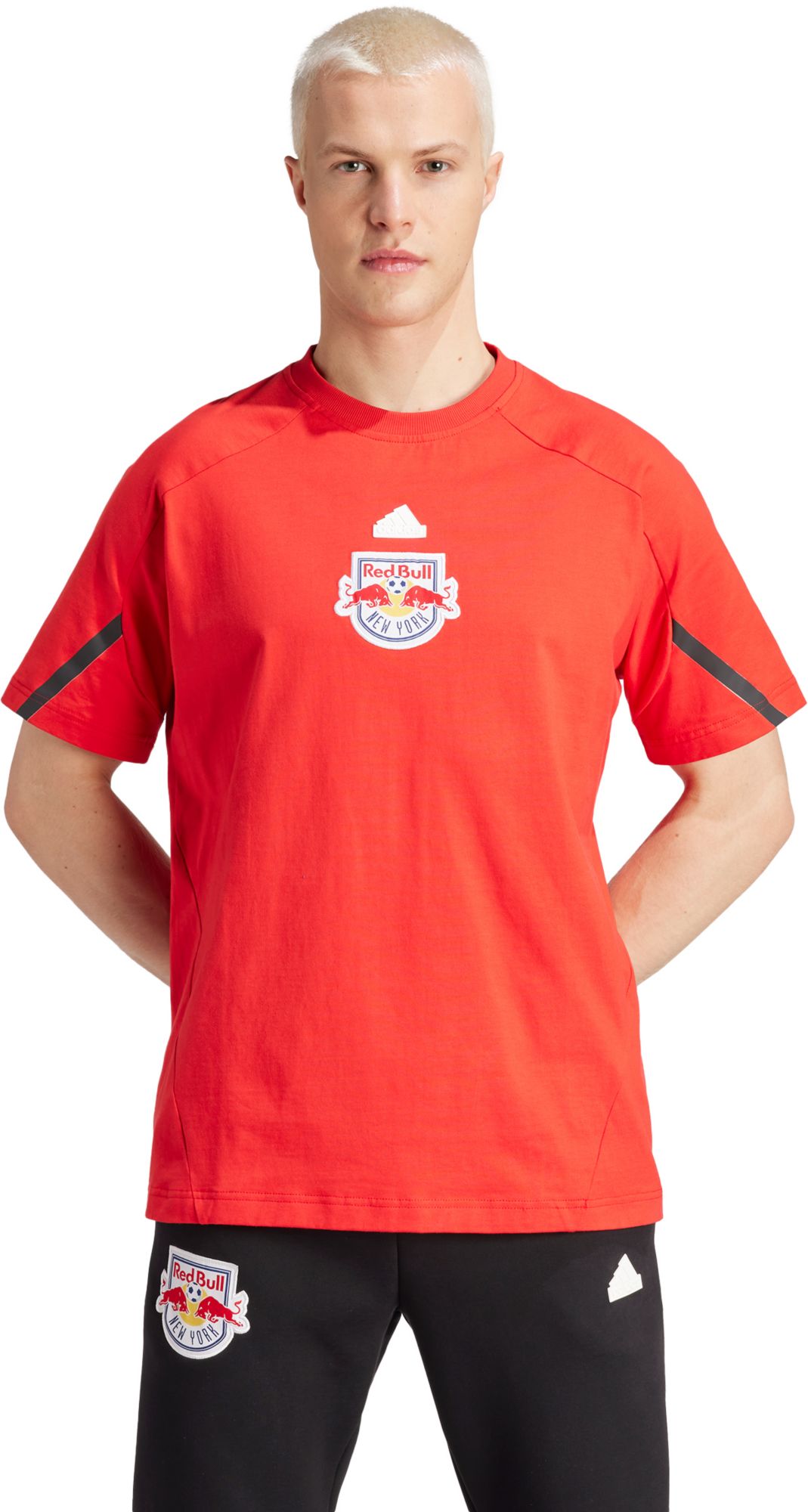 adidas Adult New York Red Bulls 2024 Travel Bright Red T-Shirt product image