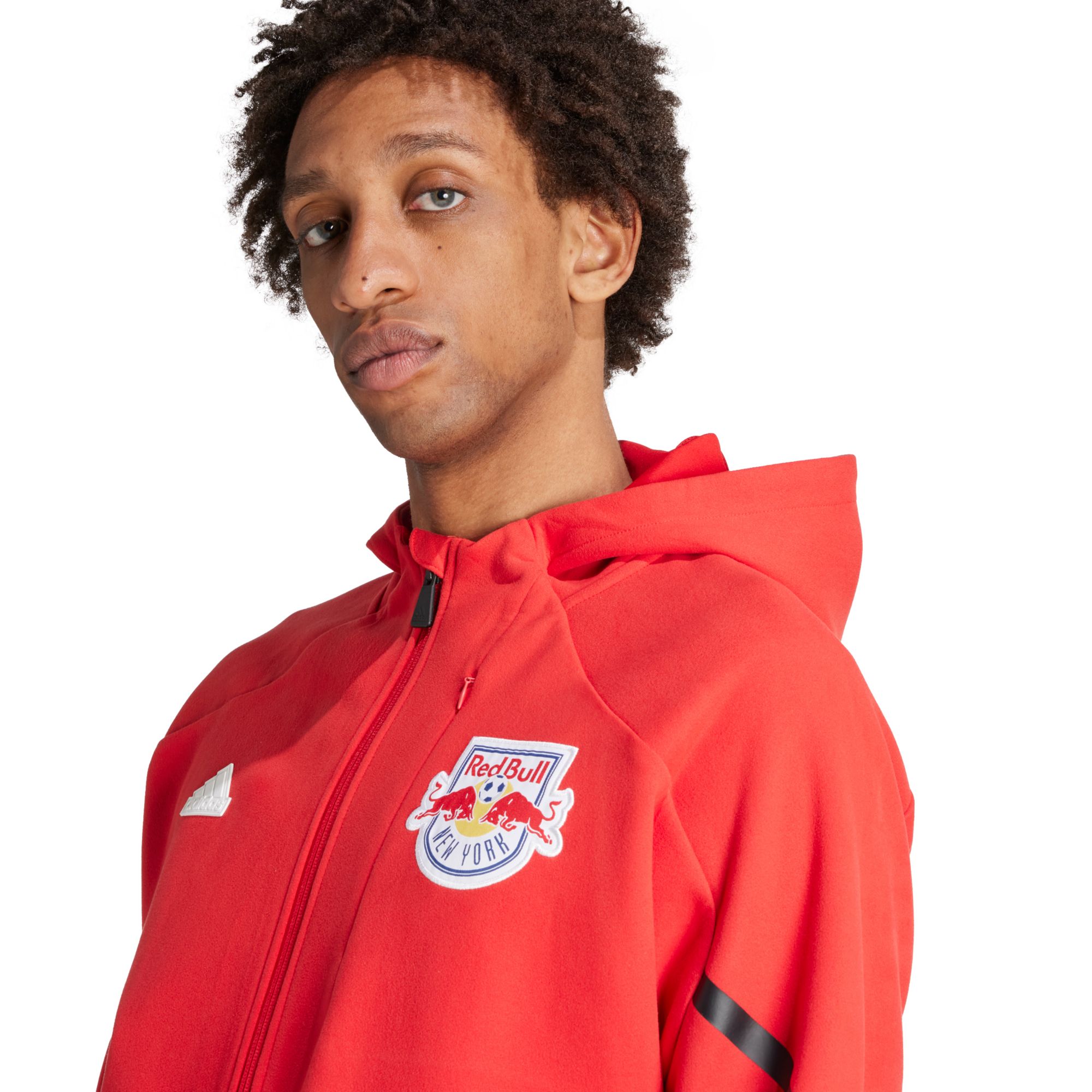 adidas Adult New York Red Bulls 2024 Red Prematch Anthem Jacket product image