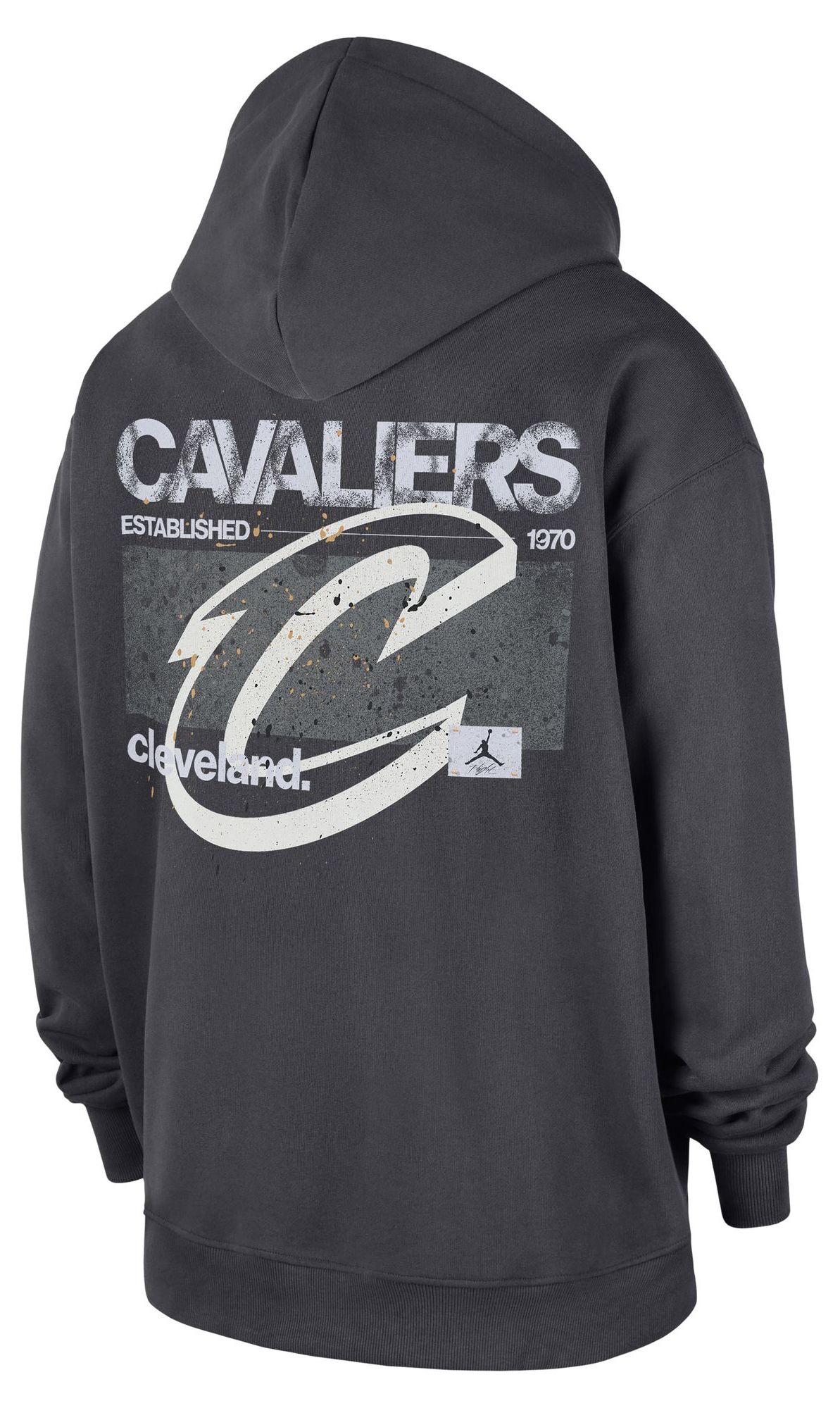 Jordan Men's Cleveland Cavaliers Gray Statement Hoodie product image