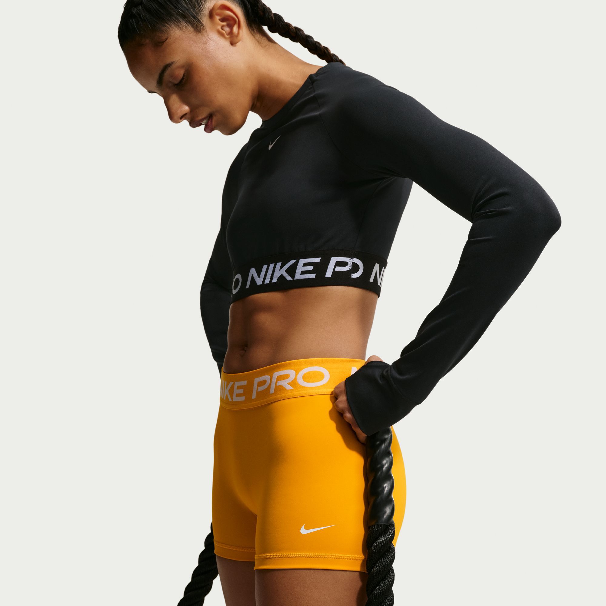 Nike Women's Pro Mid-Rise 3" Bike Shorts With No Front Seam product image
