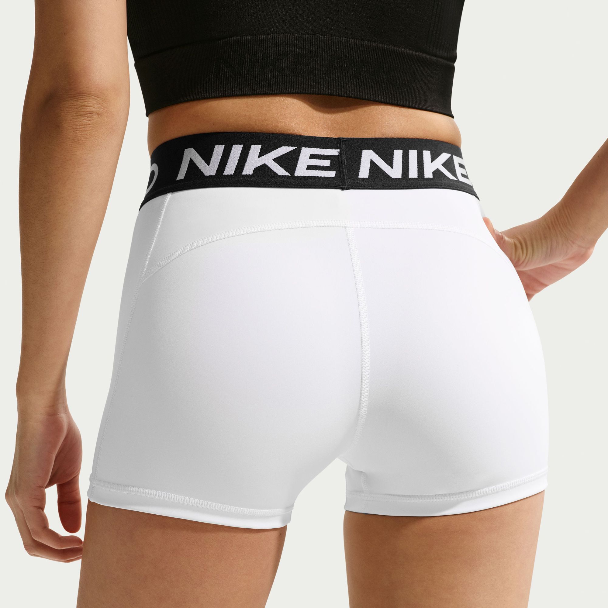 Nike Women's Pro Mid-Rise 3" Bike Shorts With No Front Seam product image