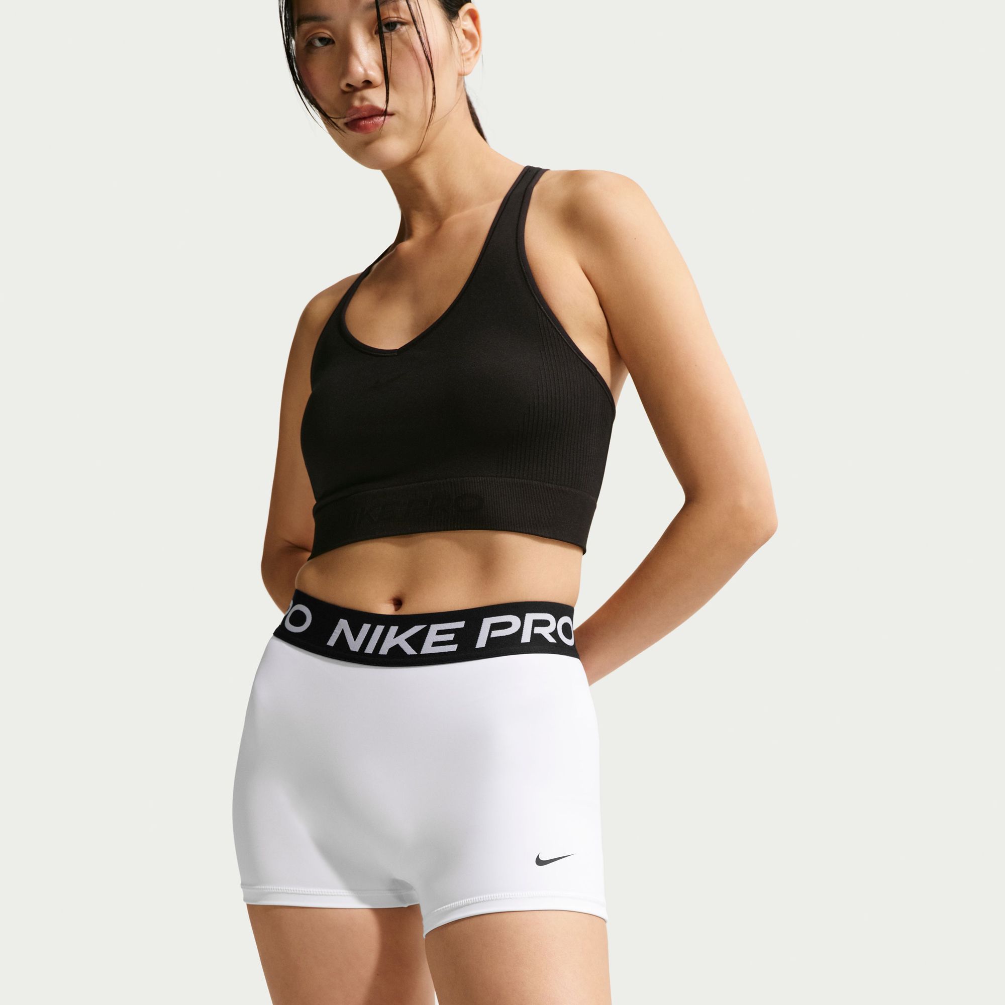 Nike Women's Pro Mid-Rise 3" Bike Shorts With No Front Seam product image