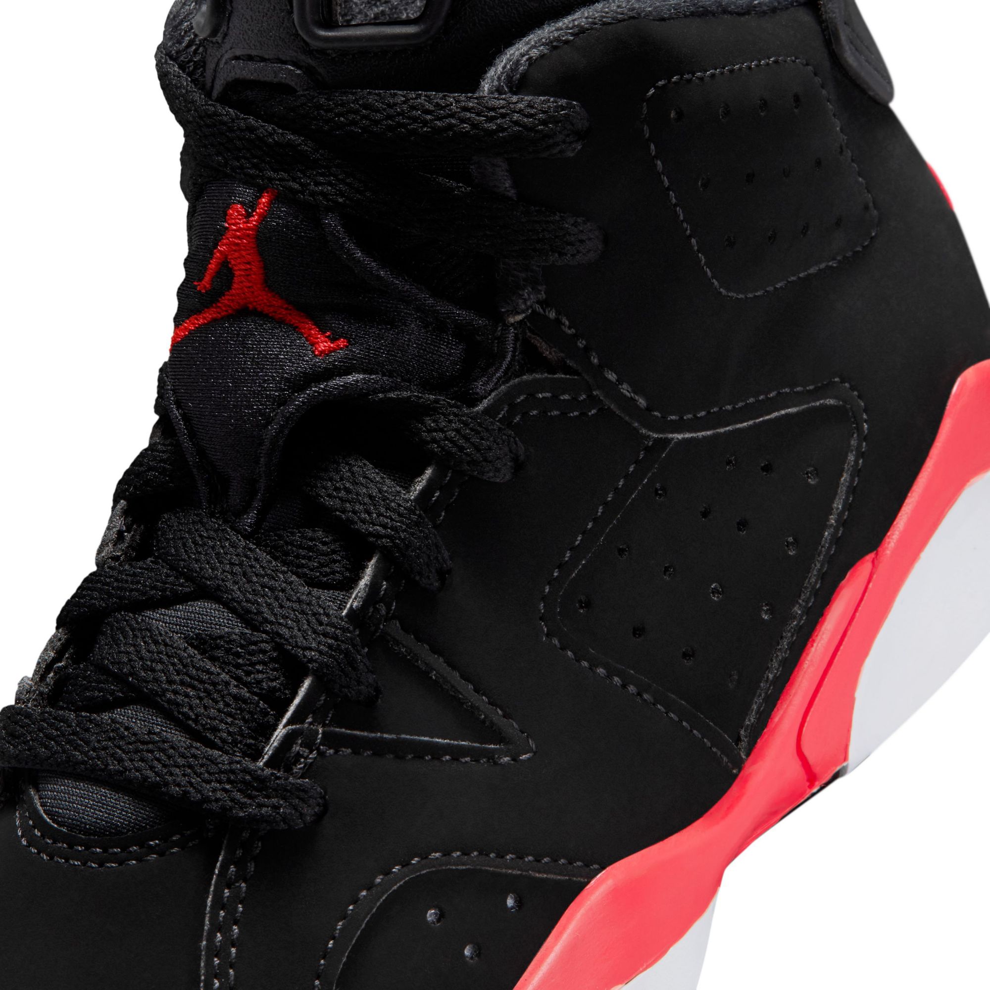 Air Jordan Kids' Preschool 6 Retro 'Infrared Salesman' Basketball Shoes product image