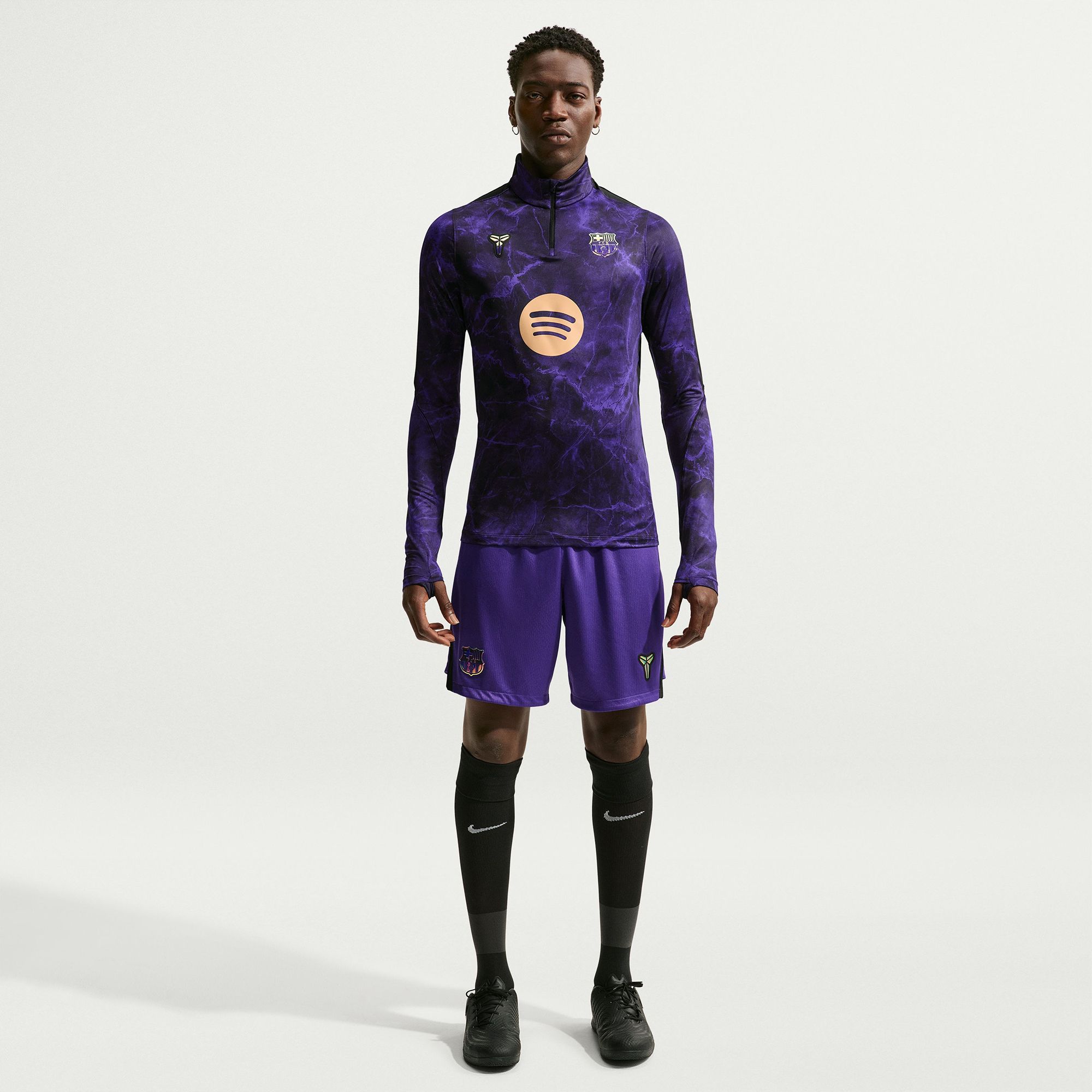 Nike Adult FC Barcelona x Kobe Away 1/4 Zip Prematch Jacket