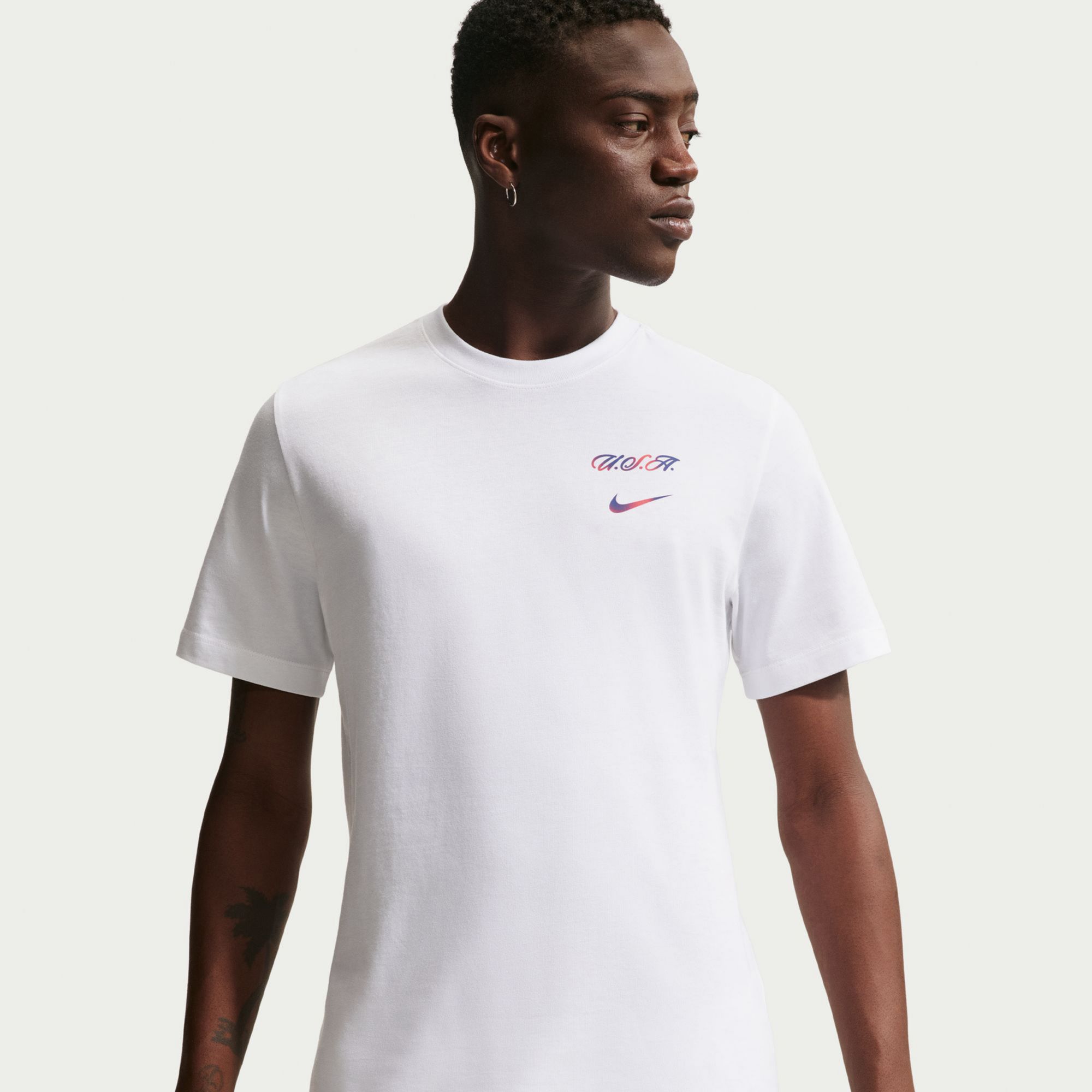 Nike Adult USMNT 2026 Home Micro Wordmark T-Shirt product image