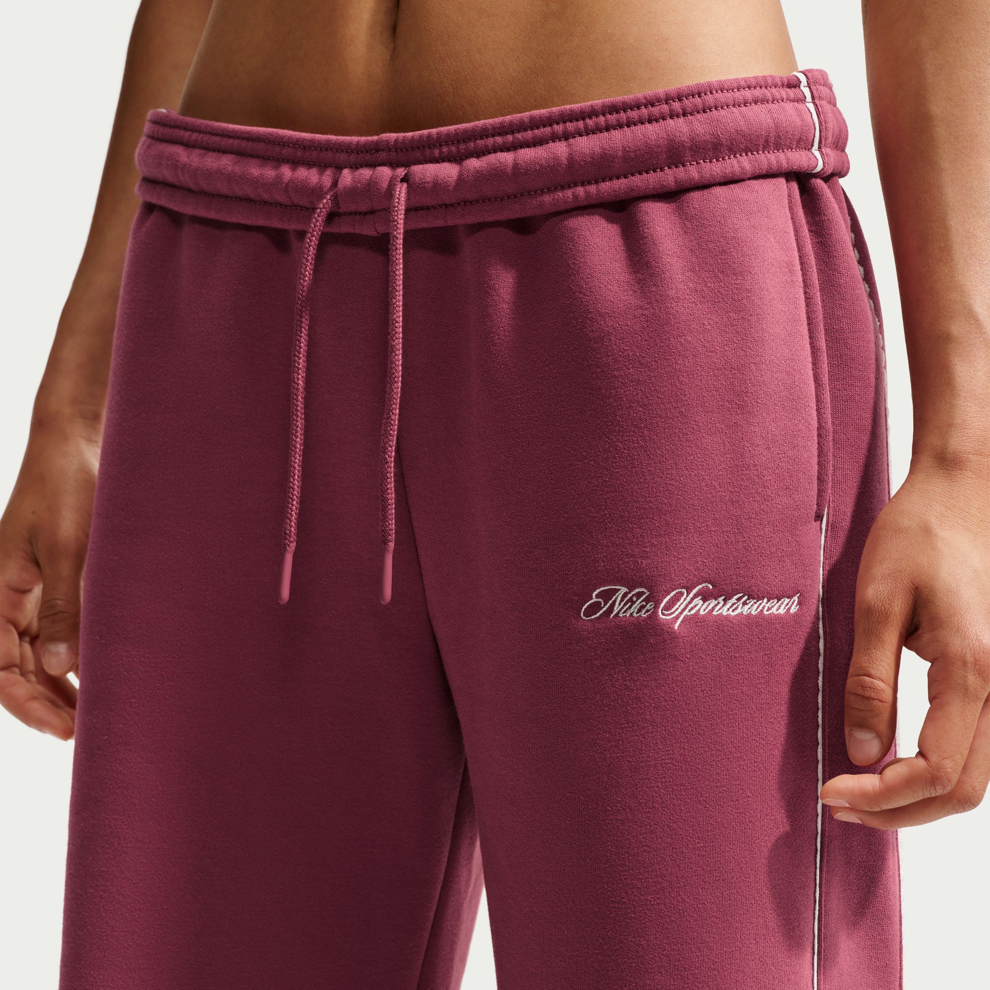 Nike Women's Studio Fleece Medium Weight "Graphic Pack" Wide-Leg Pants product image