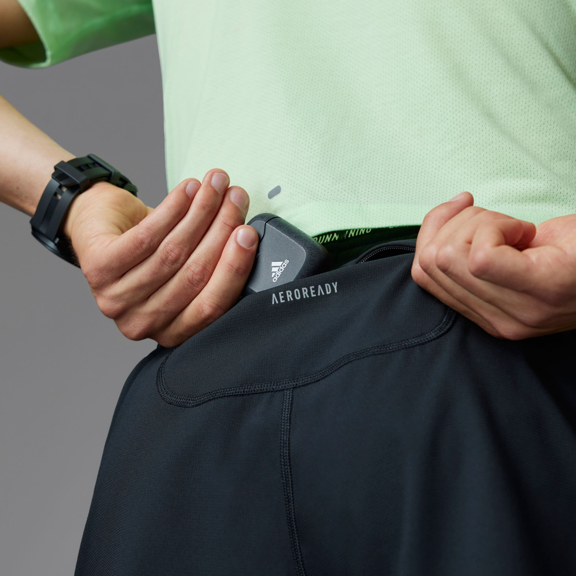 adidas Men's Own The Run 3 Stripes 7” Shorts product image