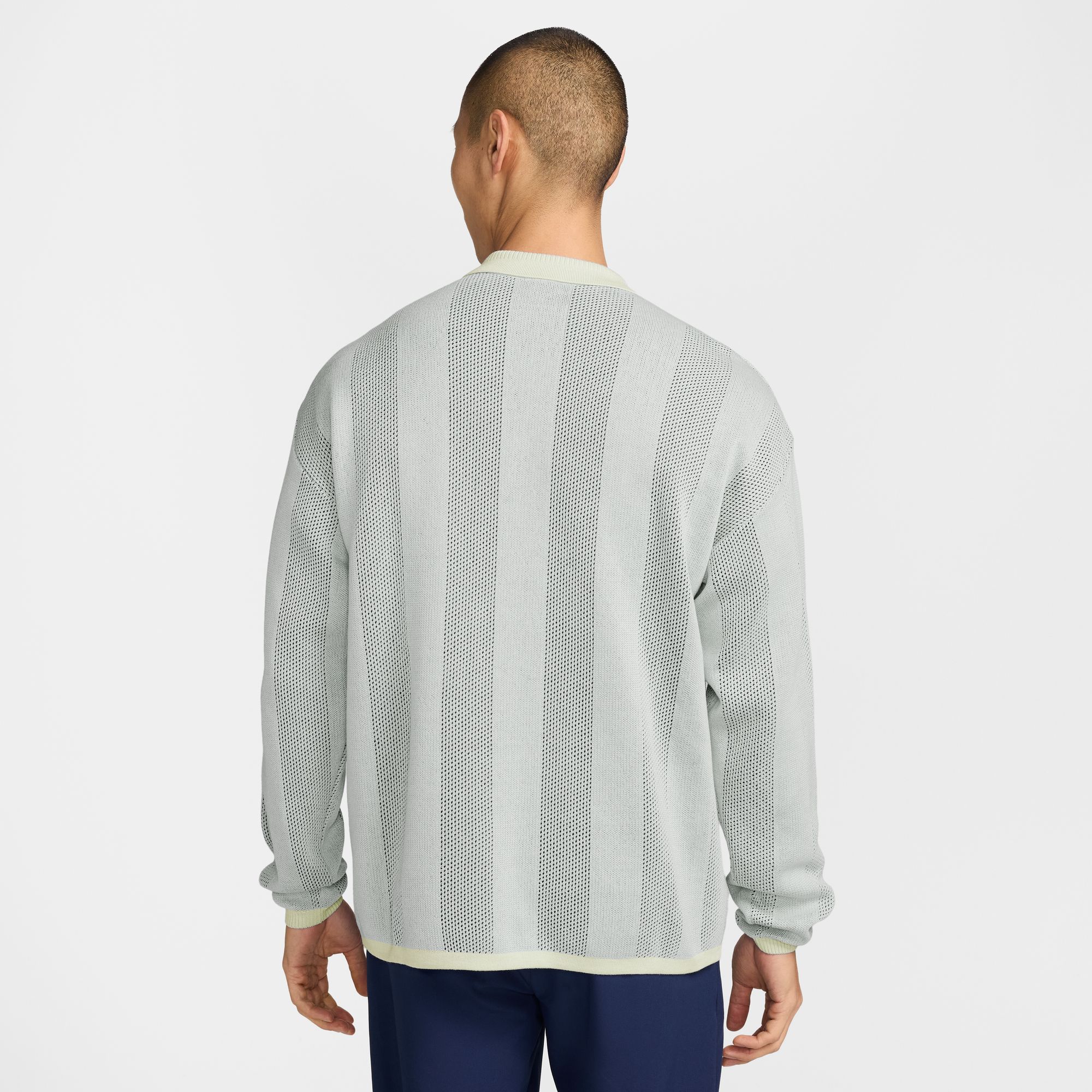 Nike Men's Fairway Fresh Loose Knit long Sleeve Golf Polo product image