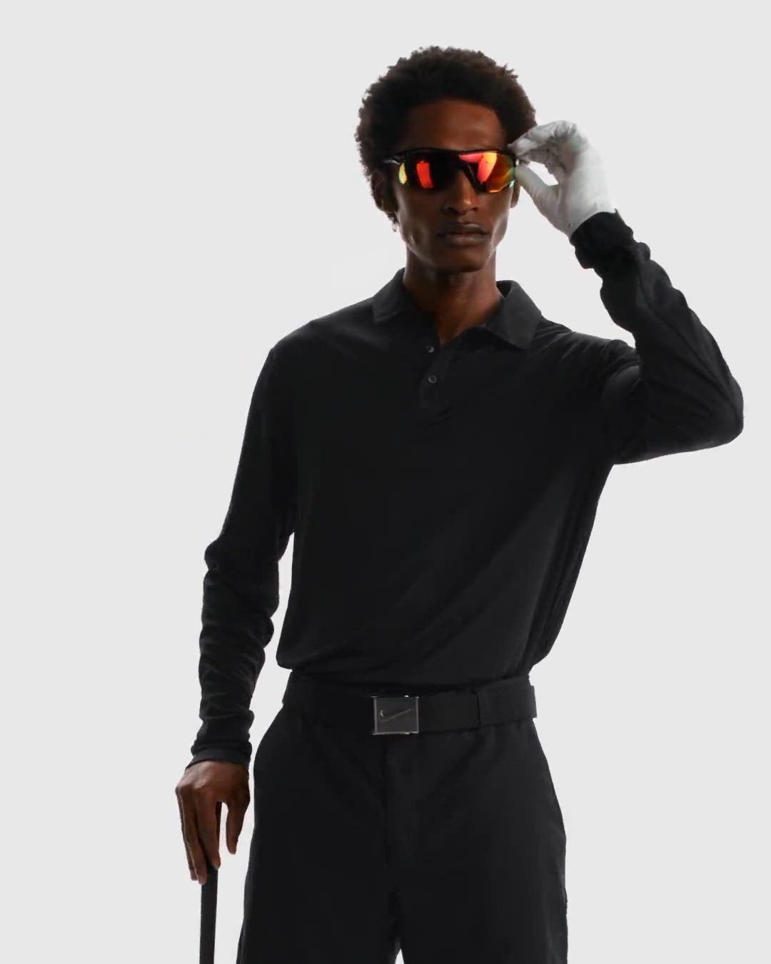 Nike Men's Par Dri-FIT Long Sleeve Tonal Golf Polo product