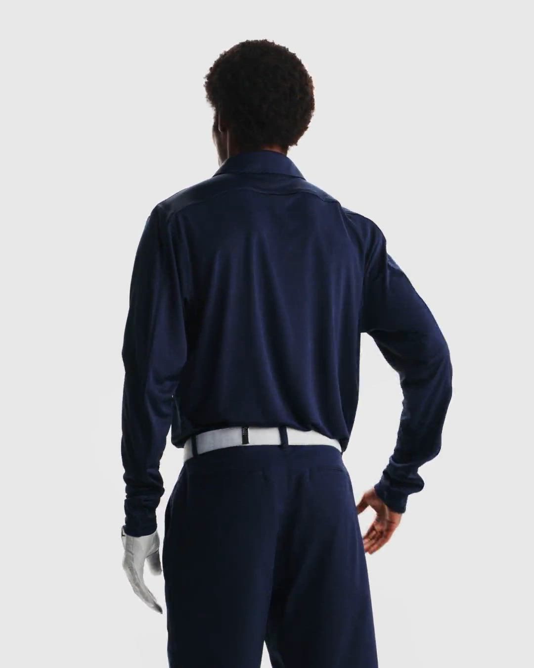 Nike Men's Par Dri-FIT Long Sleeve Tonal Golf Polo product