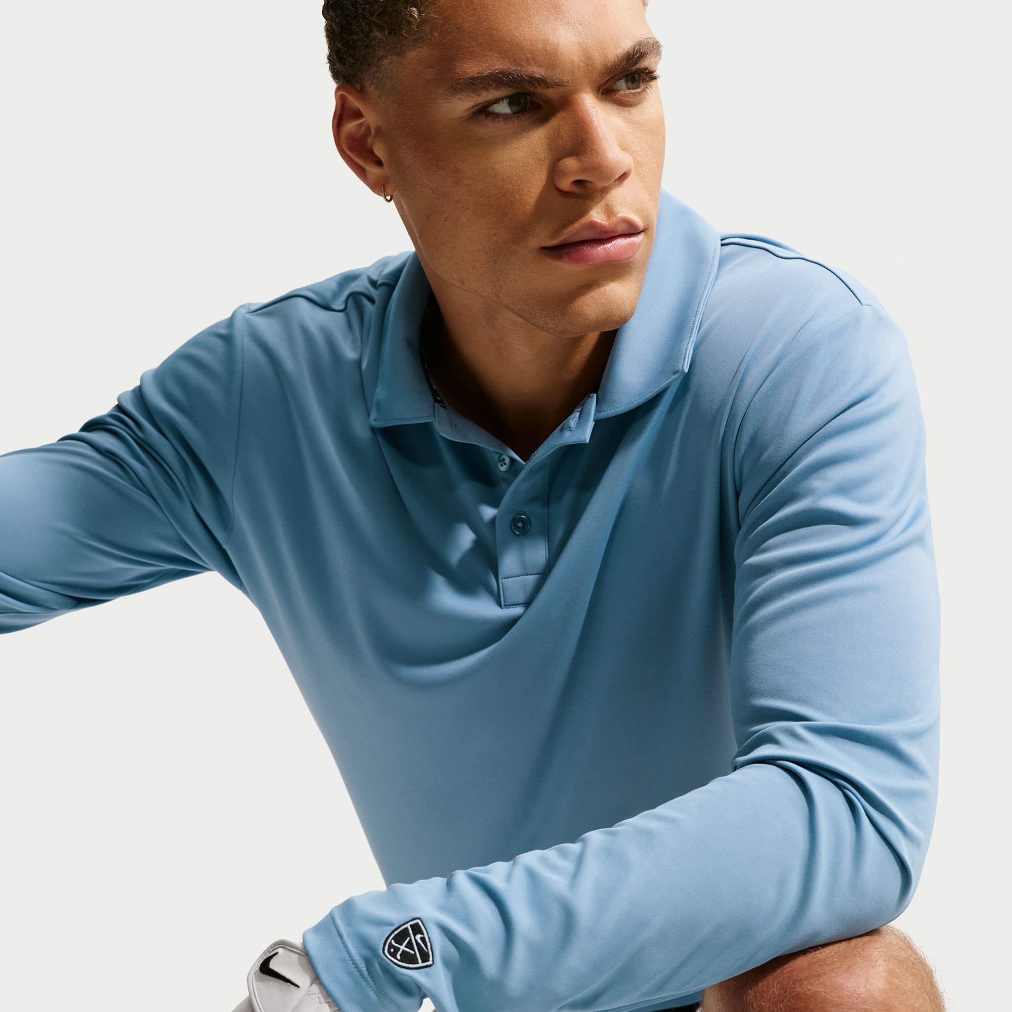 Nike Men's Par Dri-FIT Long Sleeve Tonal Golf Polo product image