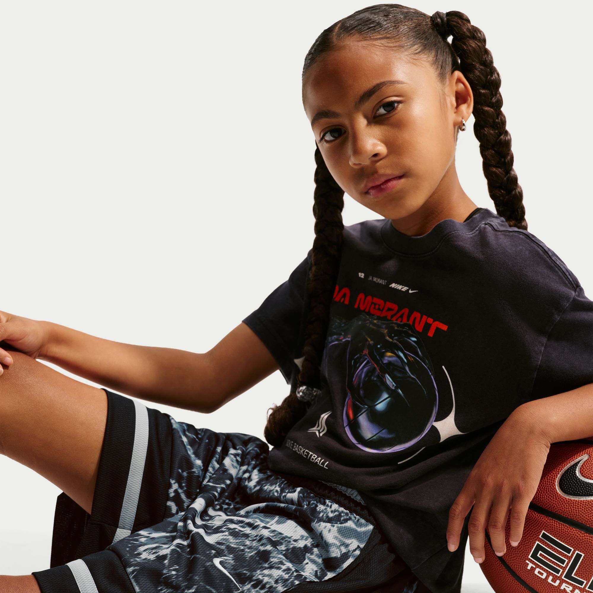 Nike Kids' Ja Morant Dri-FIT Printed Game Short product image