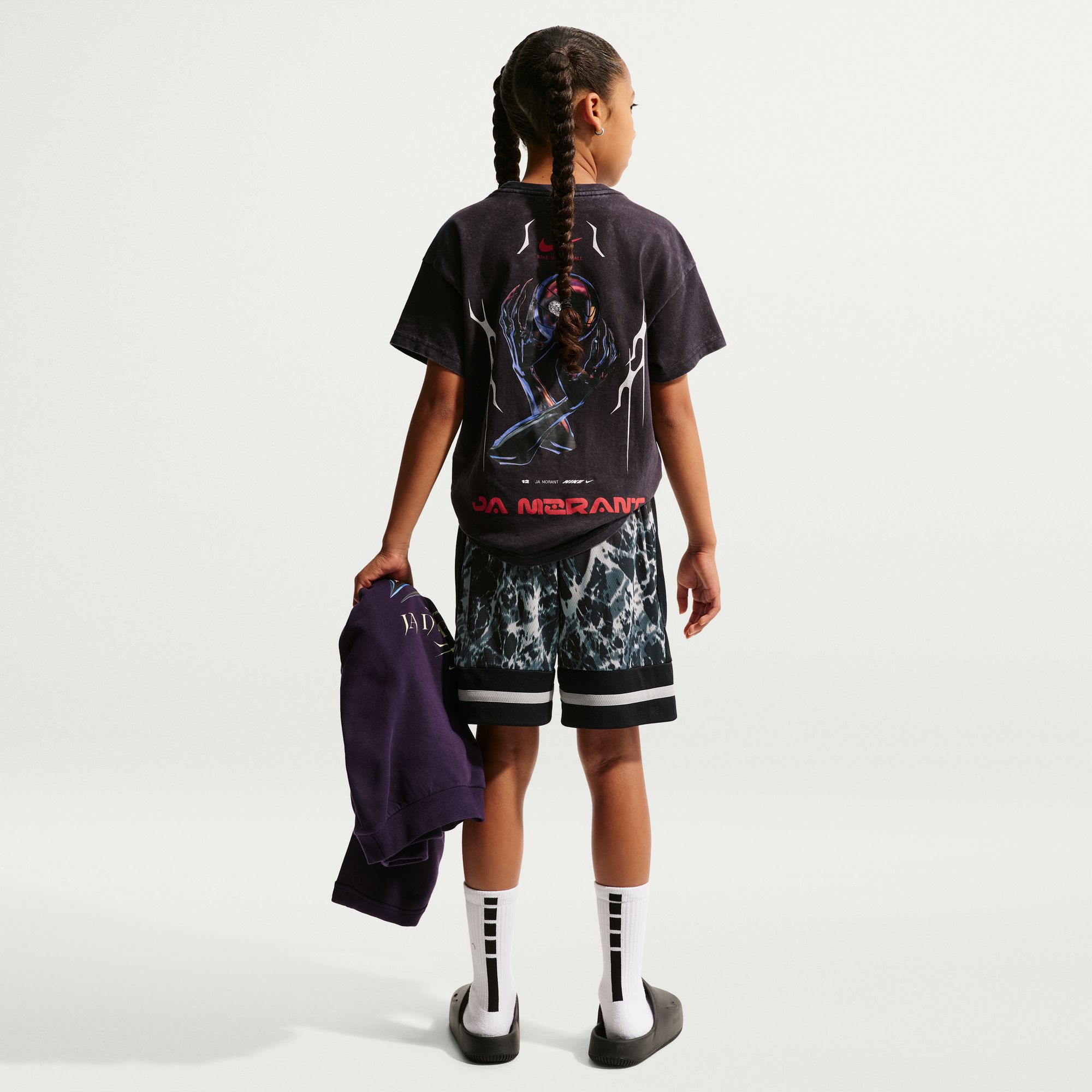 Nike Kids' Ja Morant Dri-FIT Printed Game Short product image