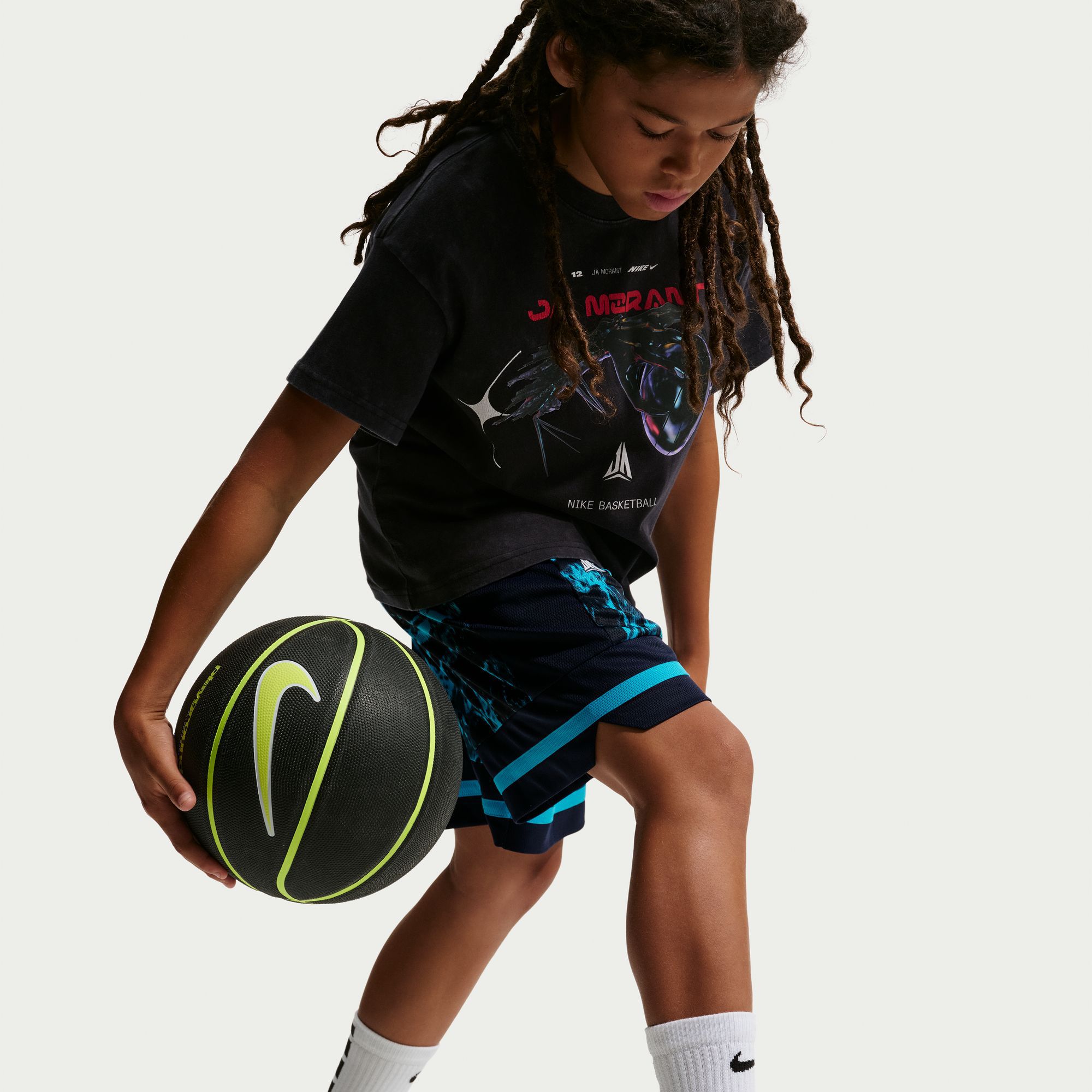 Nike Kids' Ja Morant Dri-FIT Printed Game Short product image