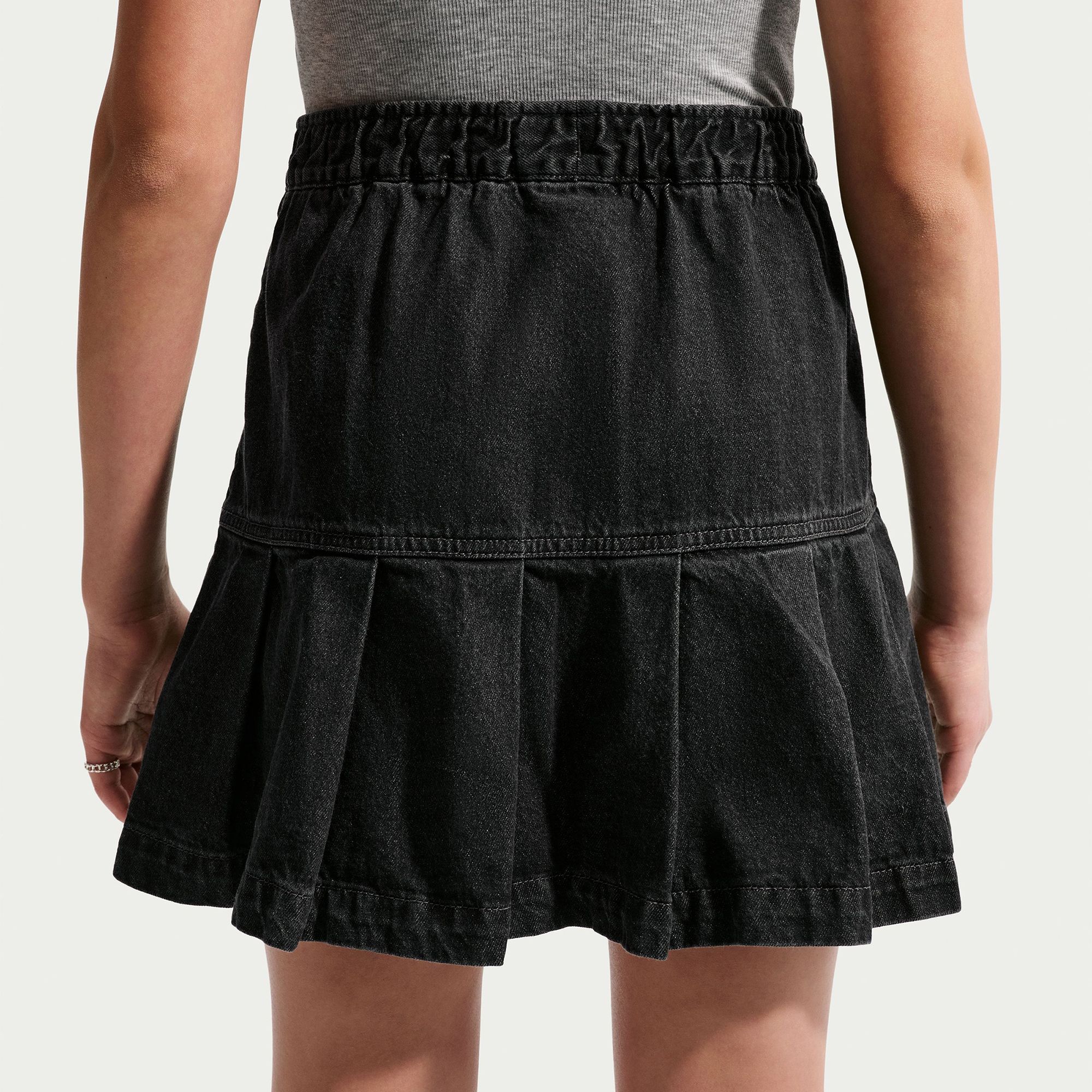 Nike Girls' Denim Pleated Skirt product image