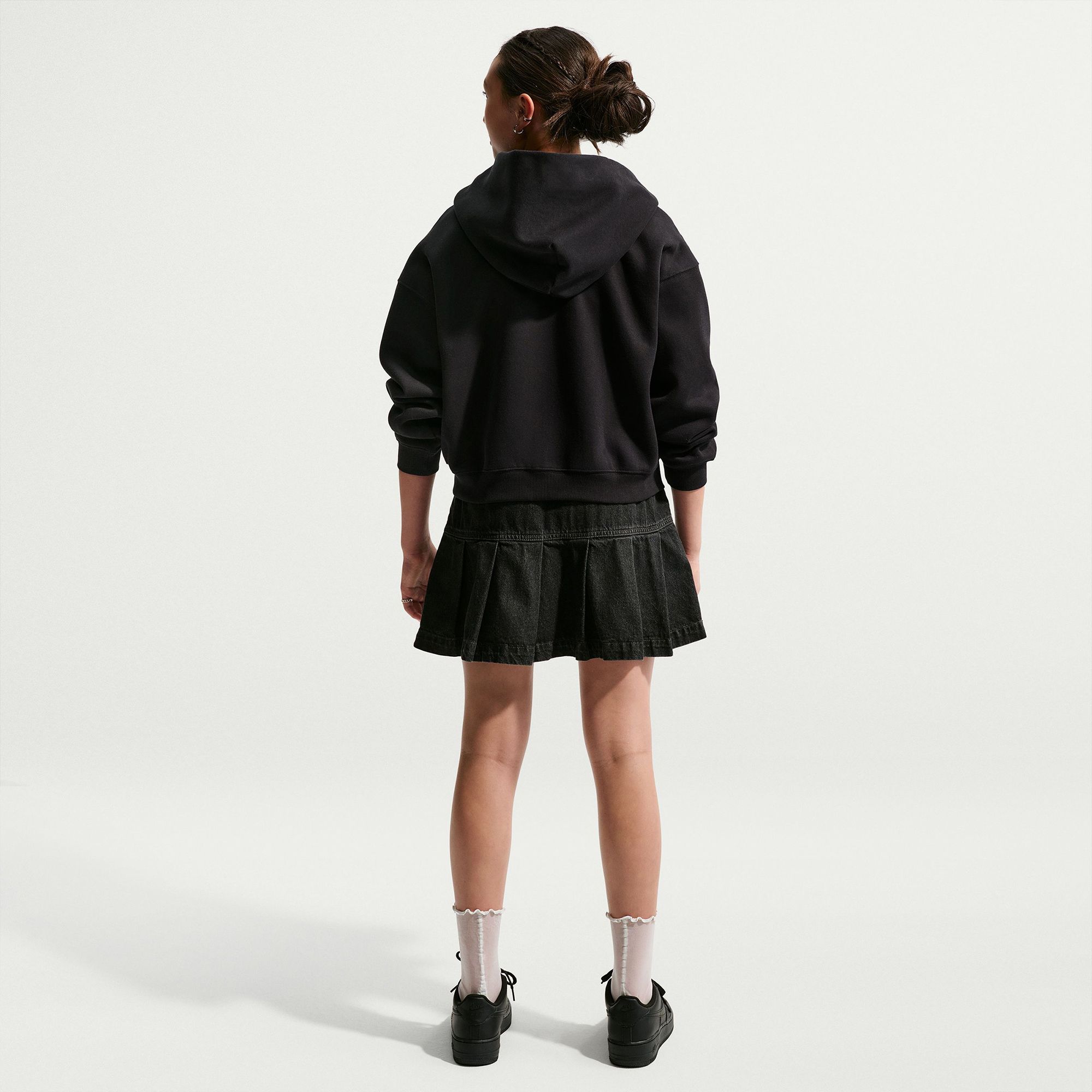 Nike Girls' Denim Pleated Skirt product image