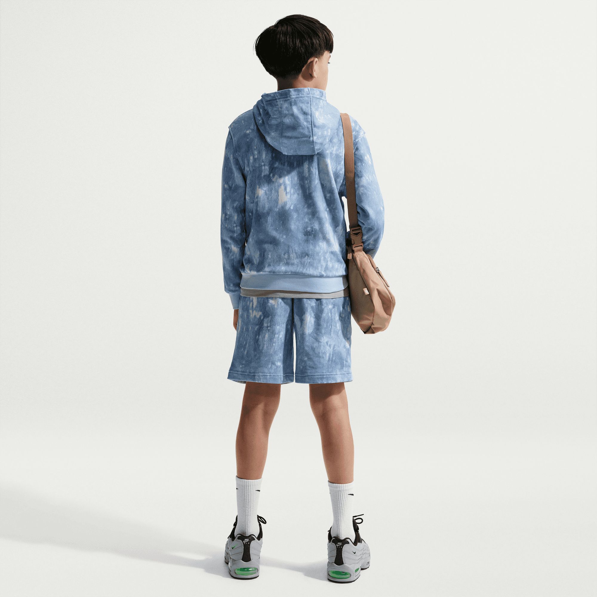 Nike Kids' Sportswear Club Fleece Wash Printed Hoodie product image