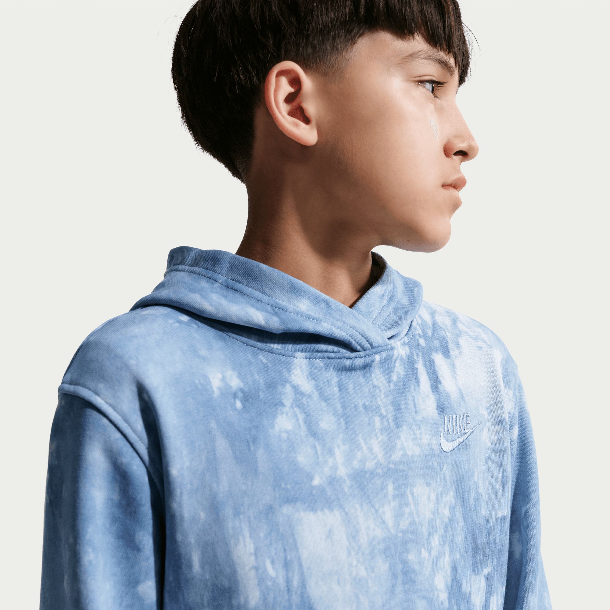 Nike Kids' Sportswear Club Fleece Wash Printed Hoodie product image