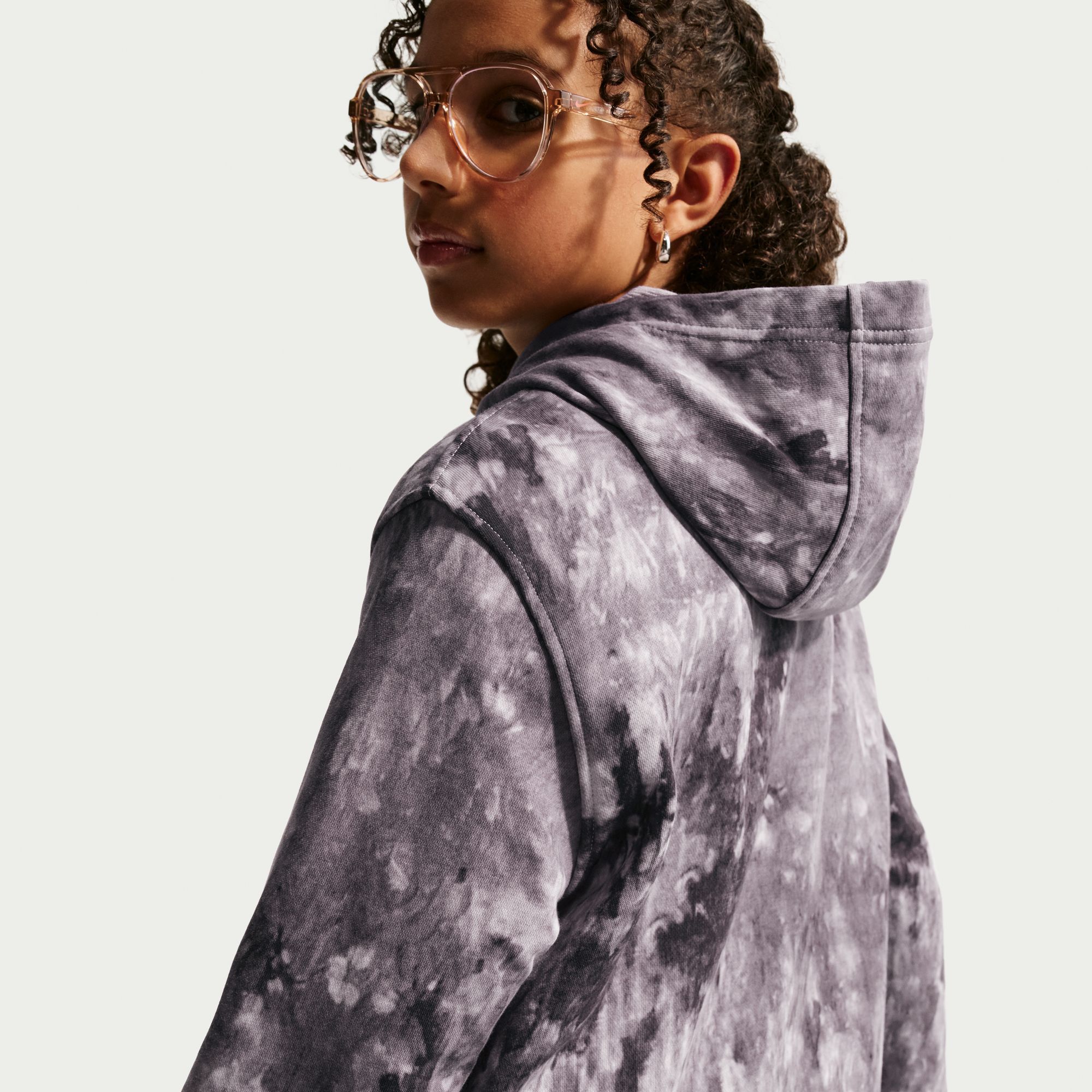 Nike Kids' Sportswear Club Fleece Wash Printed Hoodie product image