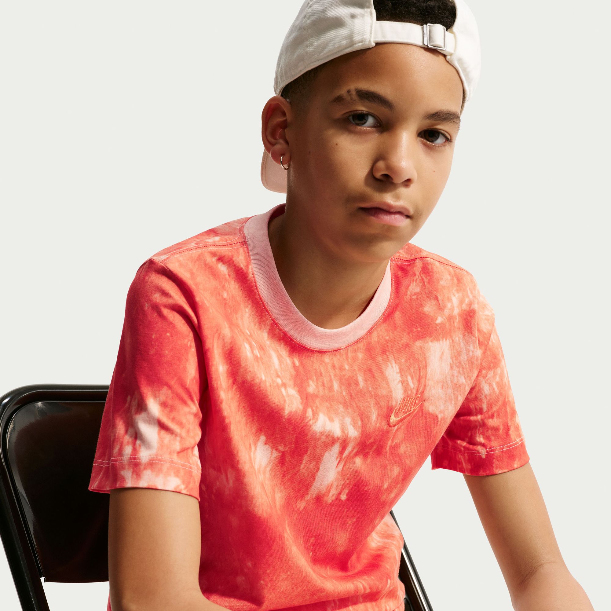 Nike Kids' Sportswear Embroidered Futura Printed Tee product image