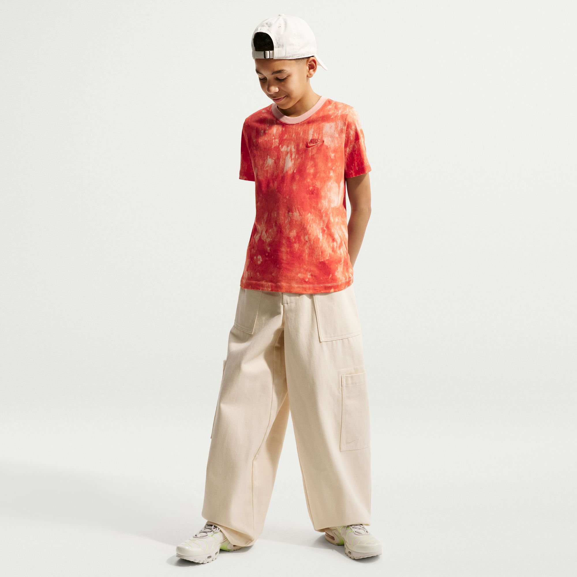 Nike Kids' Sportswear Embroidered Futura Printed Tee product image