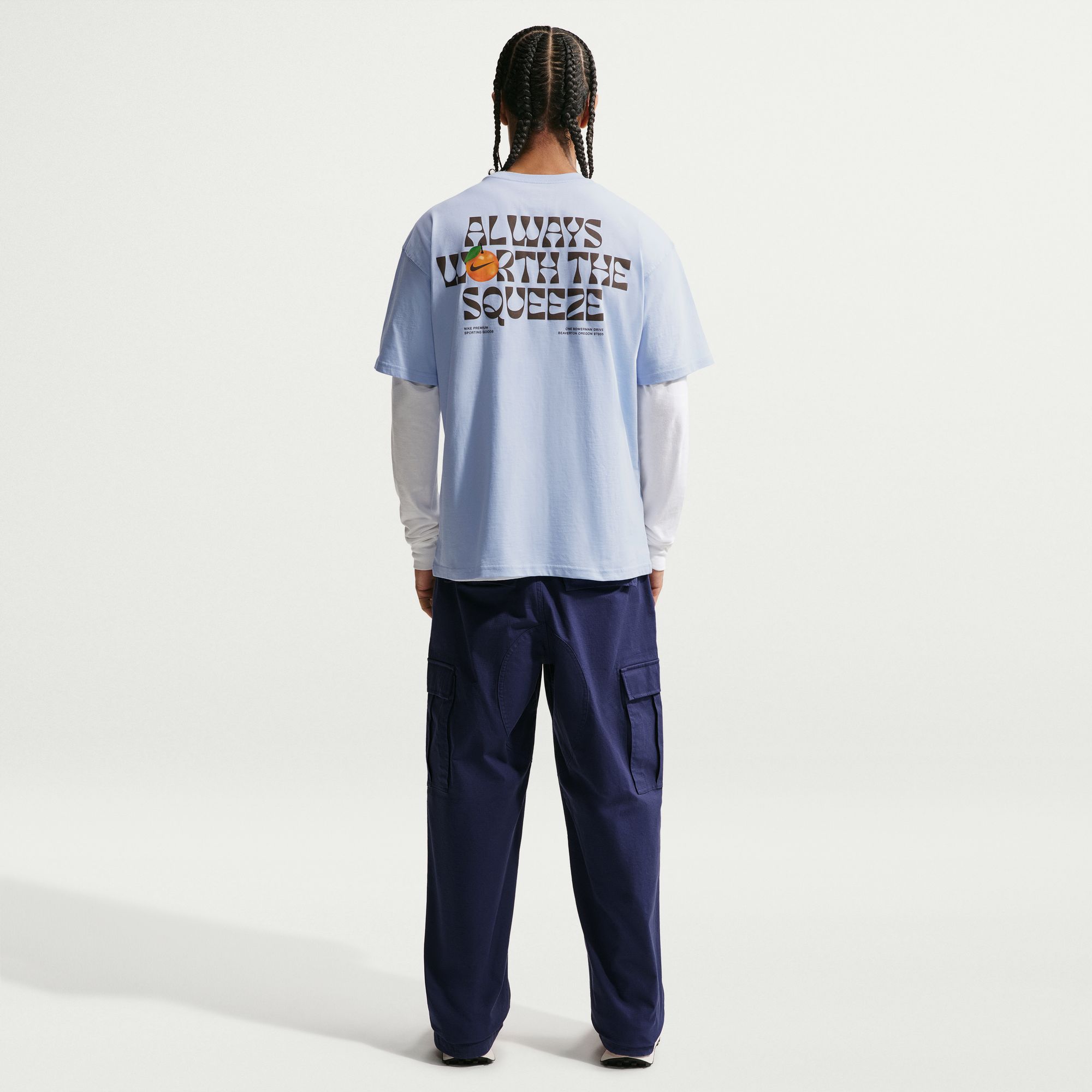 Nike Men's Sportswear Orange Squeeze Graphic T-Shirt product image