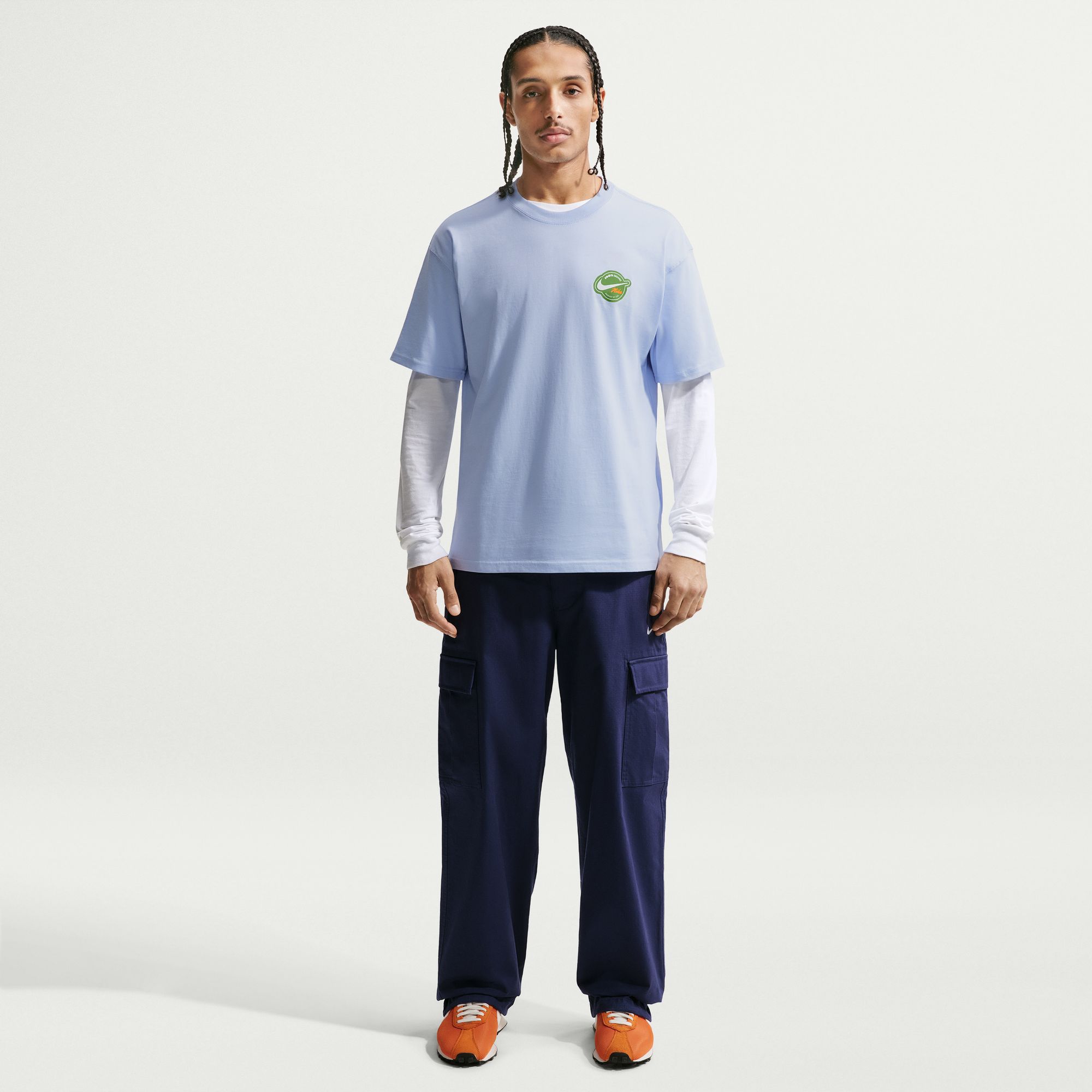 Nike Men's Sportswear Orange Squeeze Graphic T-Shirt product image