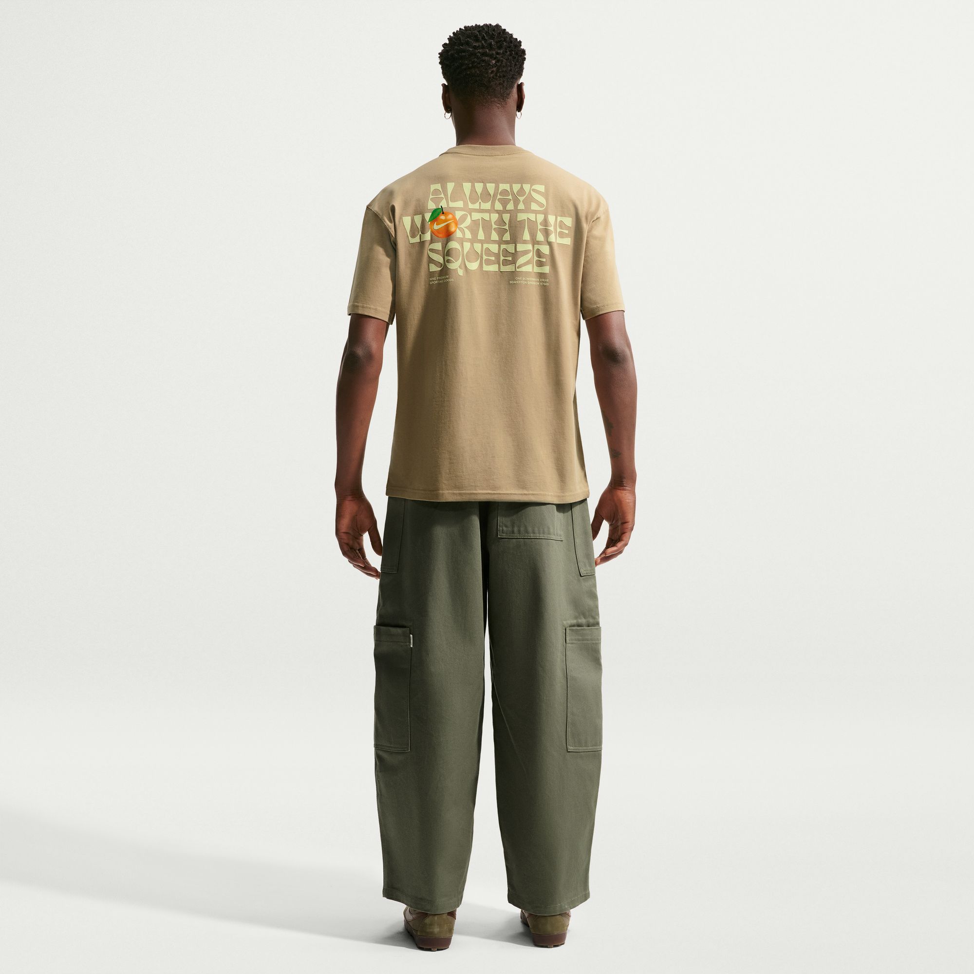 Nike Men's Sportswear Orange Squeeze Graphic T-Shirt product image