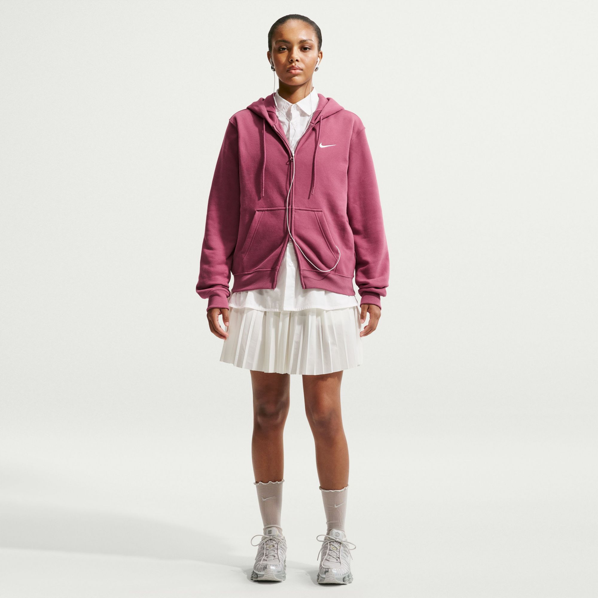 Nike Women's Studio Fleece Full-Zip Hoodie product image